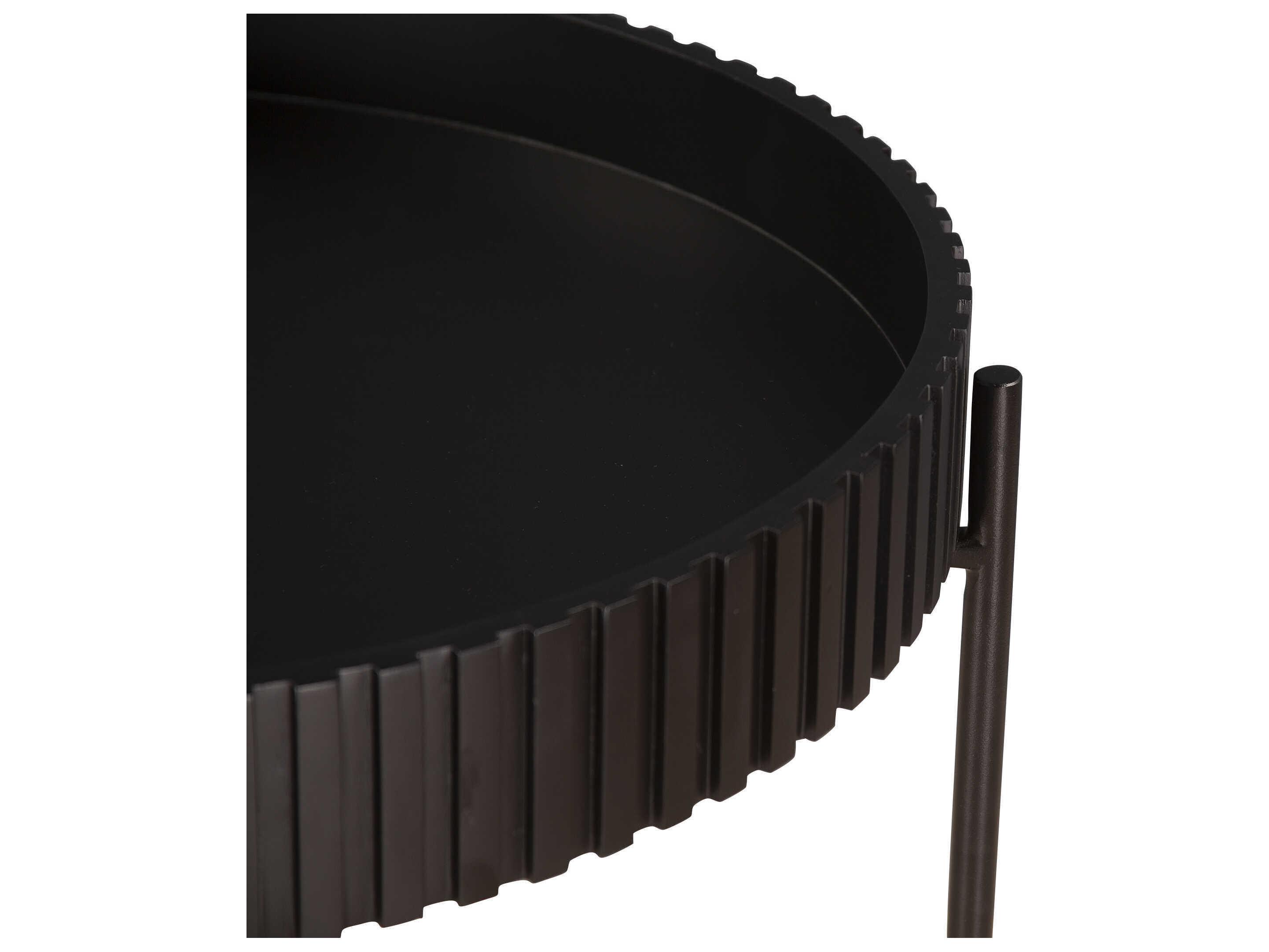 World Interiors Halden Round Wood End Table