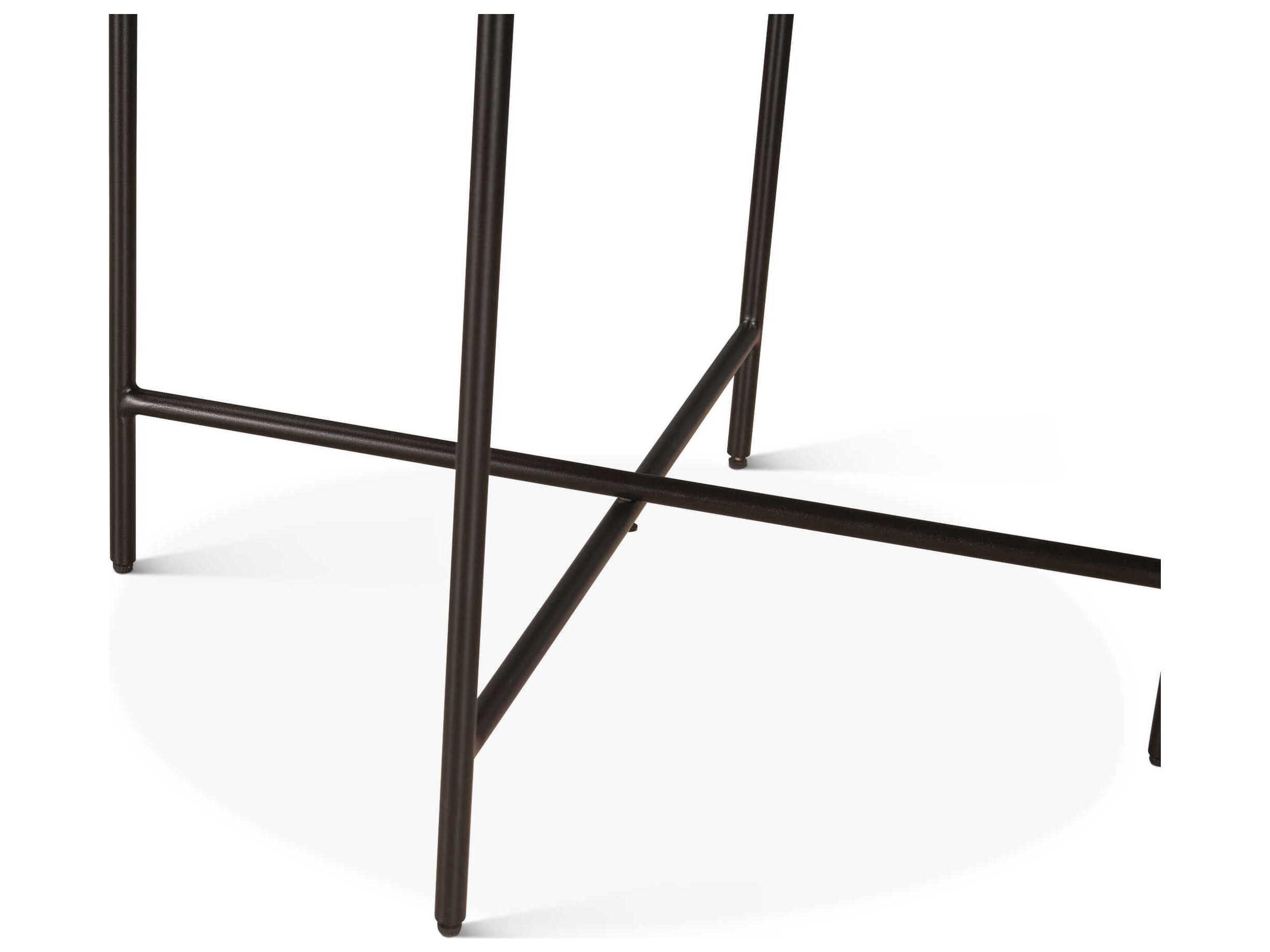 World Interiors Halden Round Wood End Table