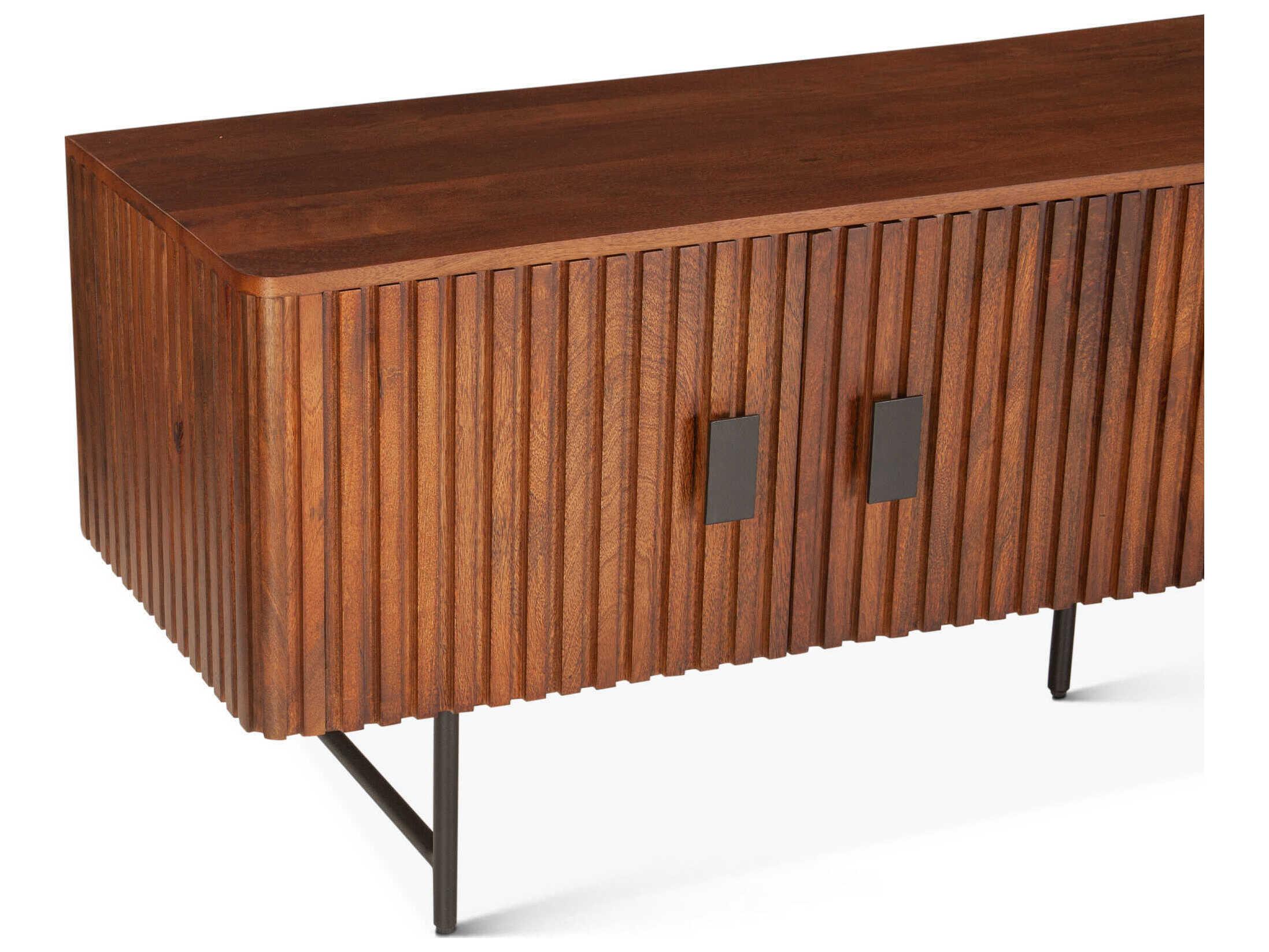 World Interiors Halden 67" Acacia Wood Sideboard