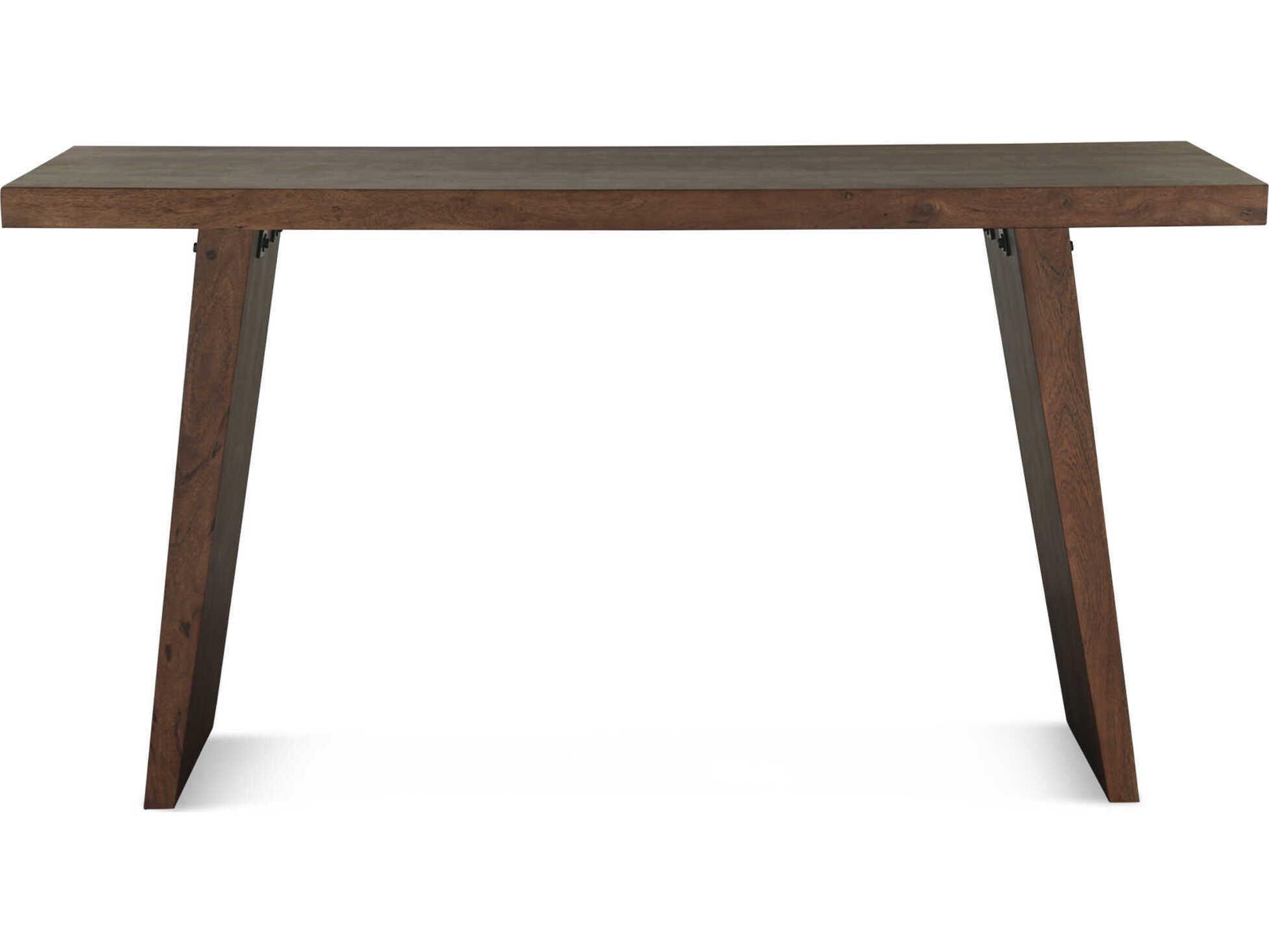 World Interiors Hampton Rectangular Wood Walnut Dining Table