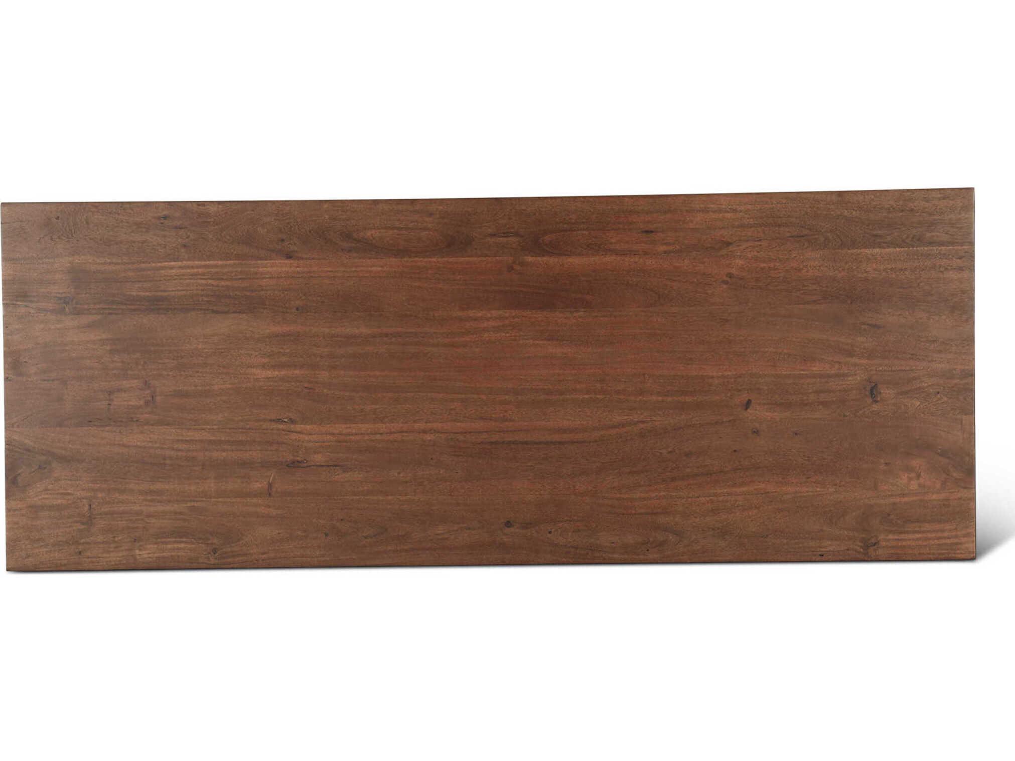 World Interiors Hampton Rectangular Wood Walnut Dining Table