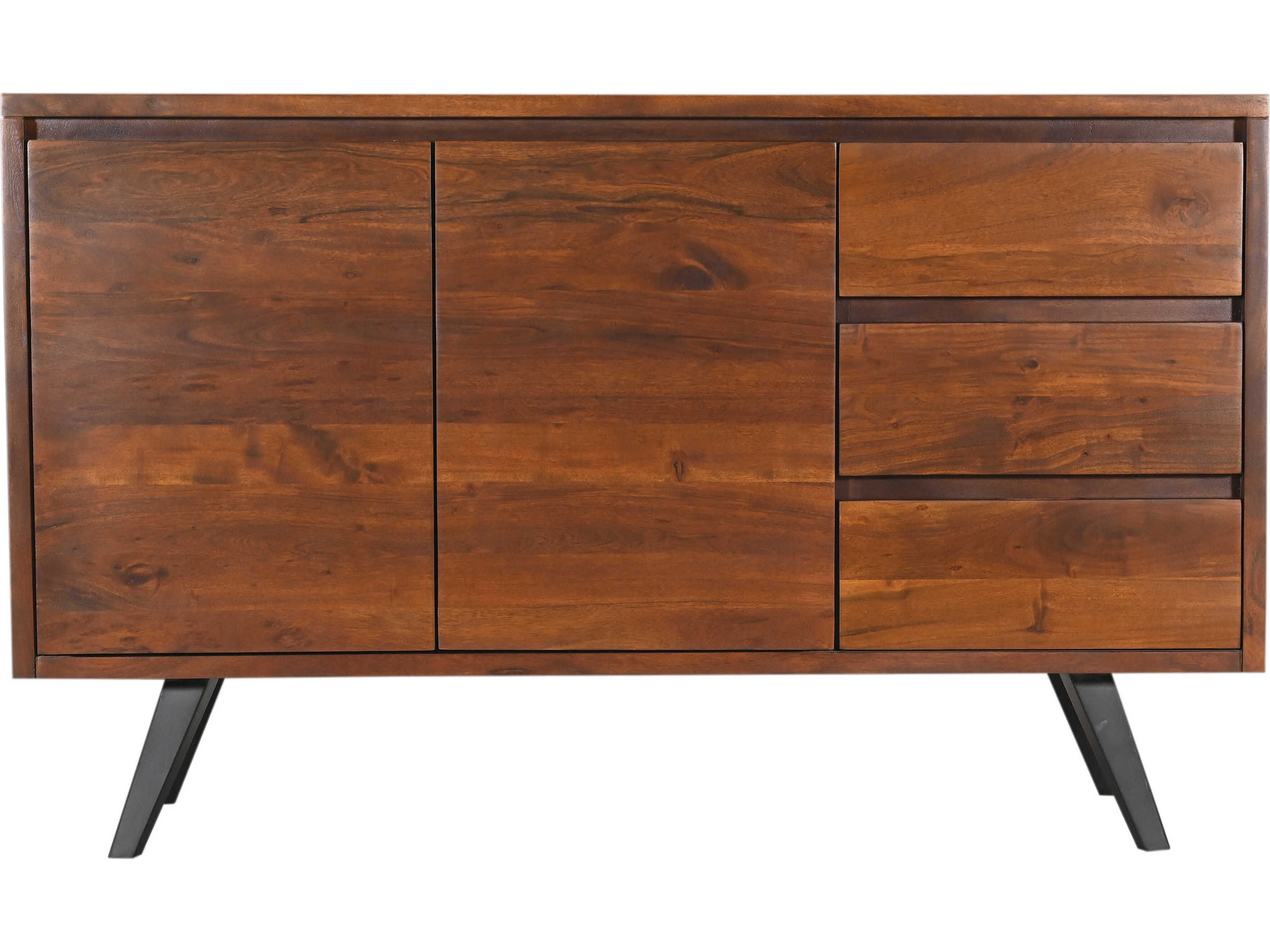 World Interiors Knoxville 54" Acacia Wood Walnut Sideboard