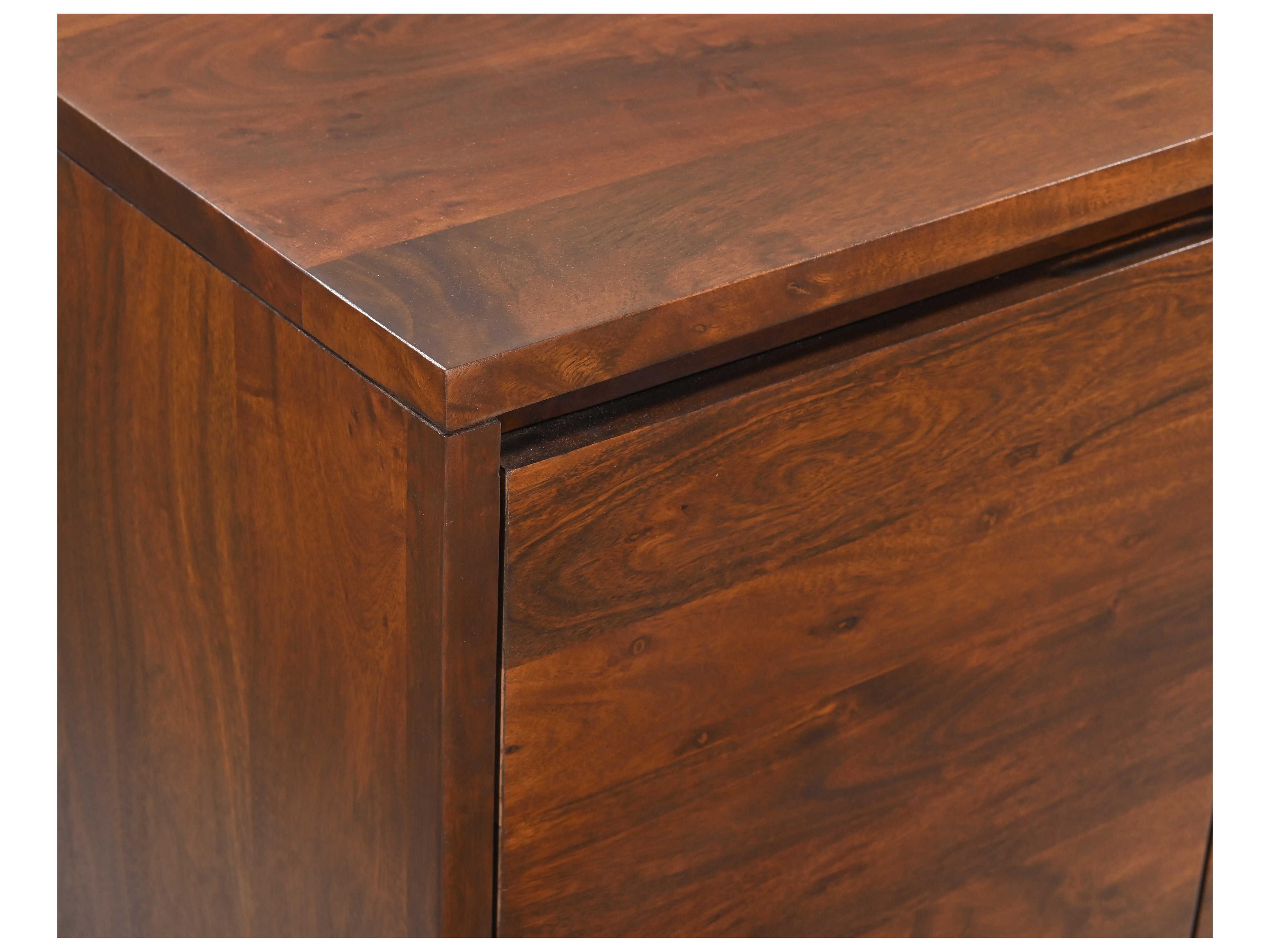 World Interiors Knoxville 54" Acacia Wood Walnut Sideboard