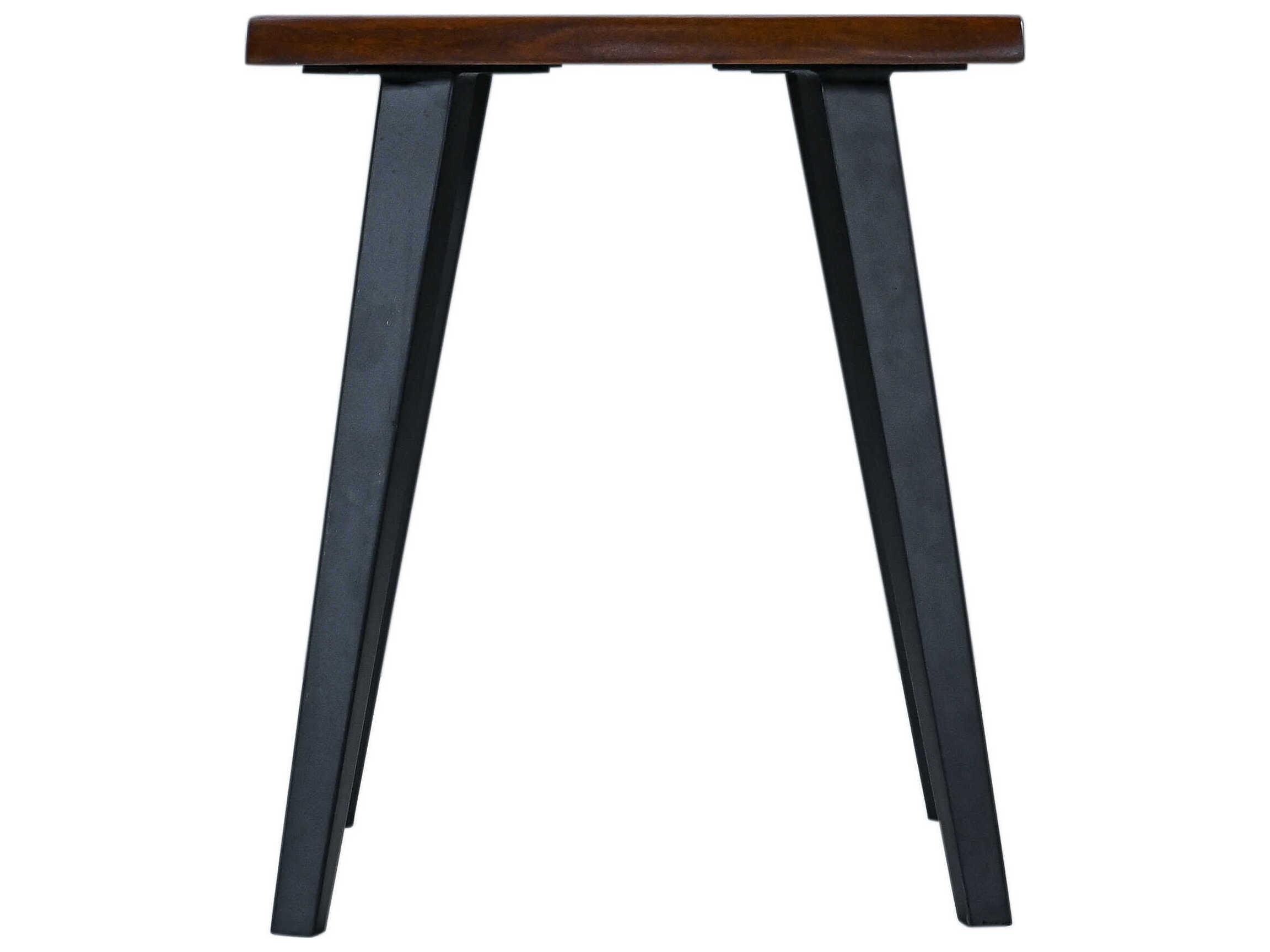 World Interiors Knoxville Rectangular Wood Walnut End Table