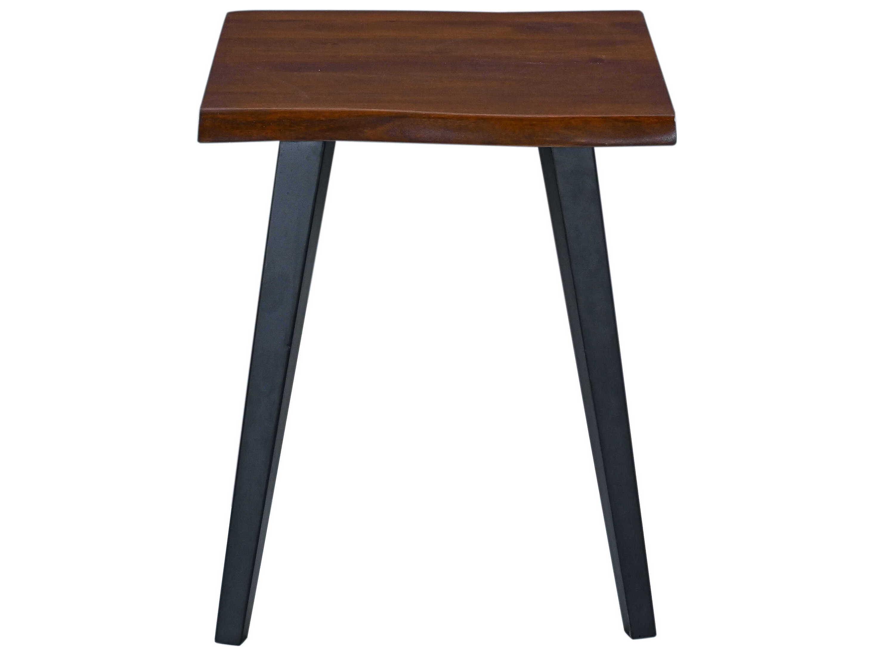 World Interiors Knoxville Rectangular Wood Walnut End Table