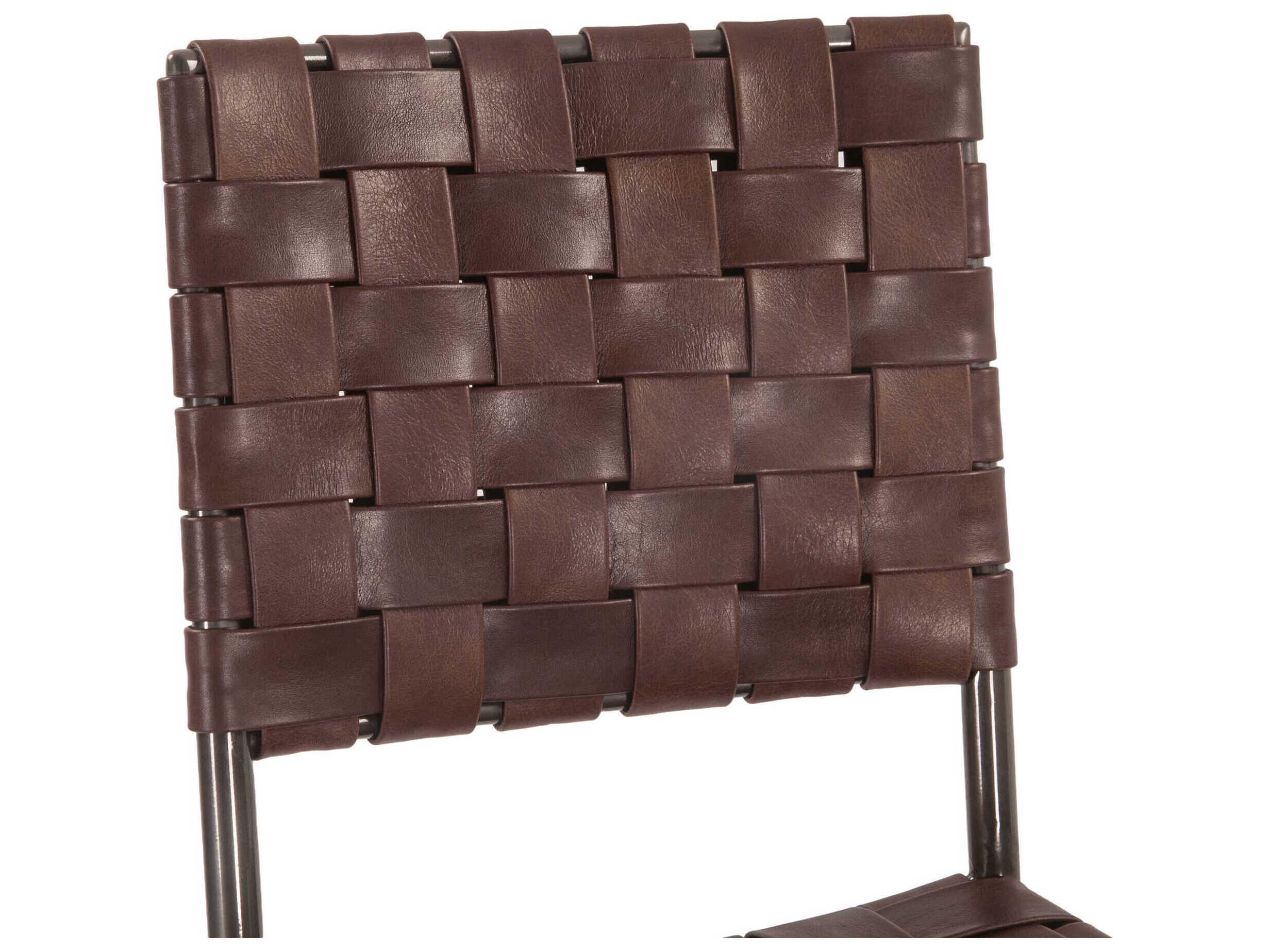 World Interiors Lund Leather Bar Stool