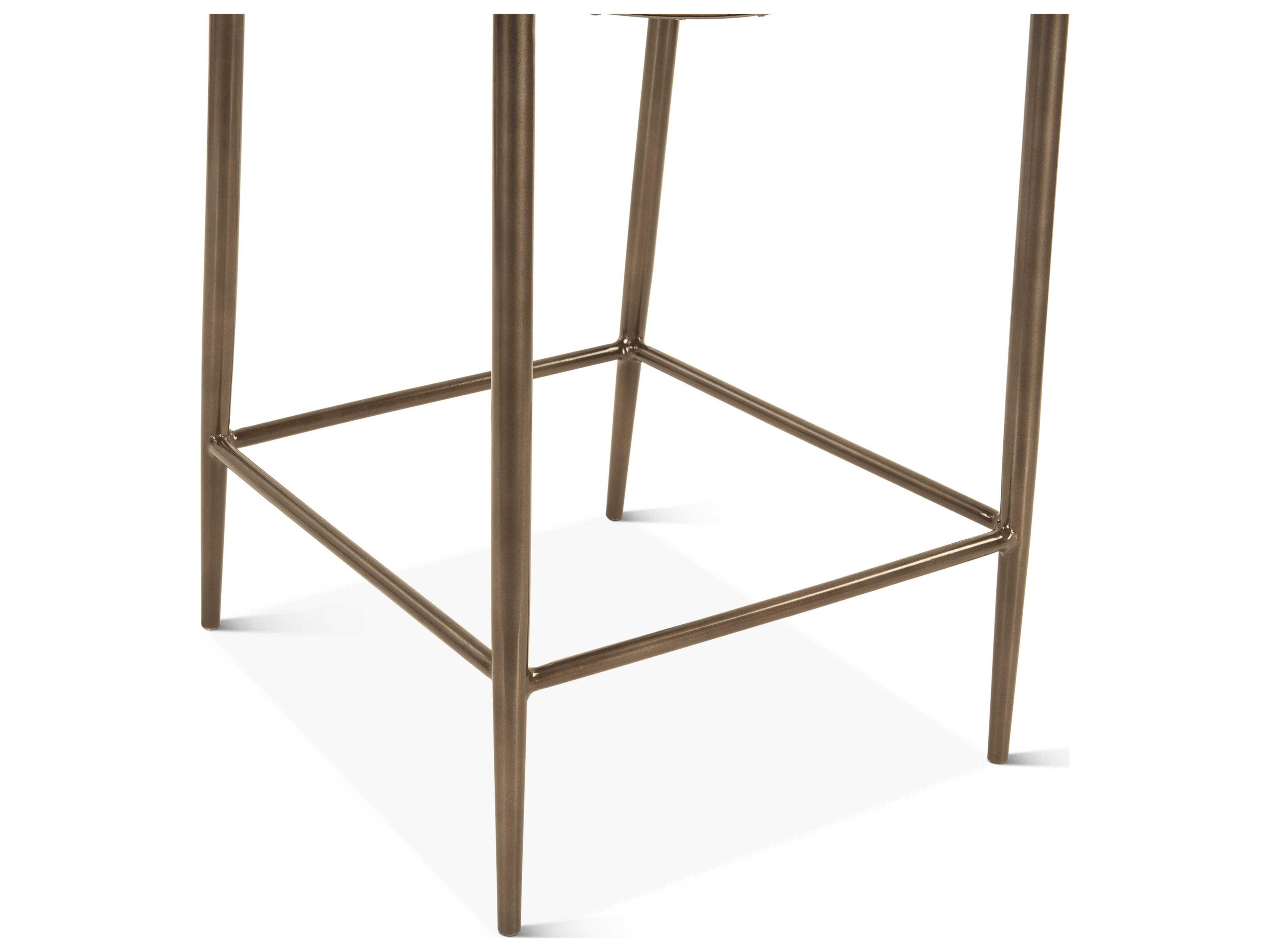 World Interiors Lund Leather Counter Stool
