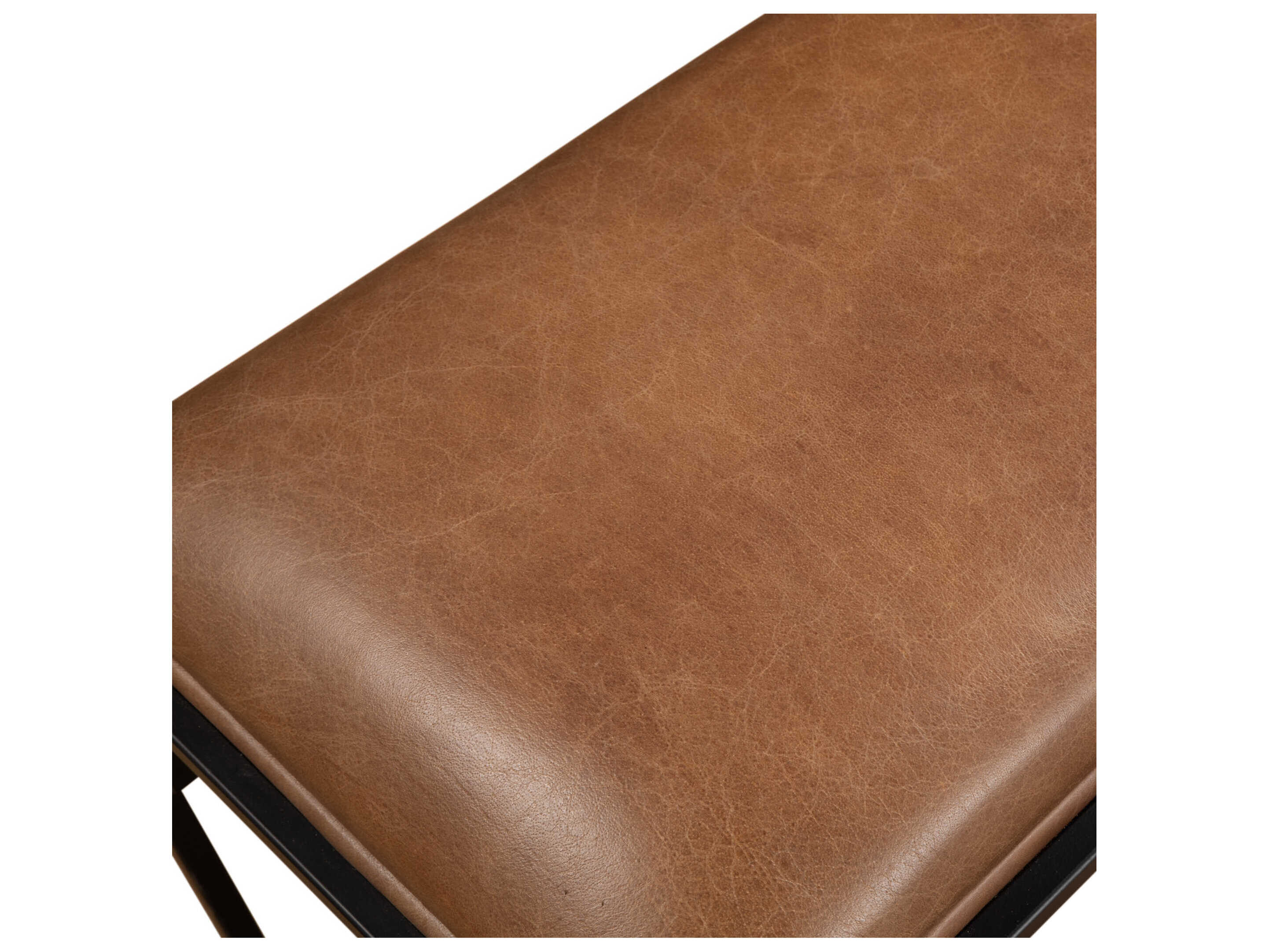 World Interiors Melbourne Brown And Black Upholstered Accent Bench