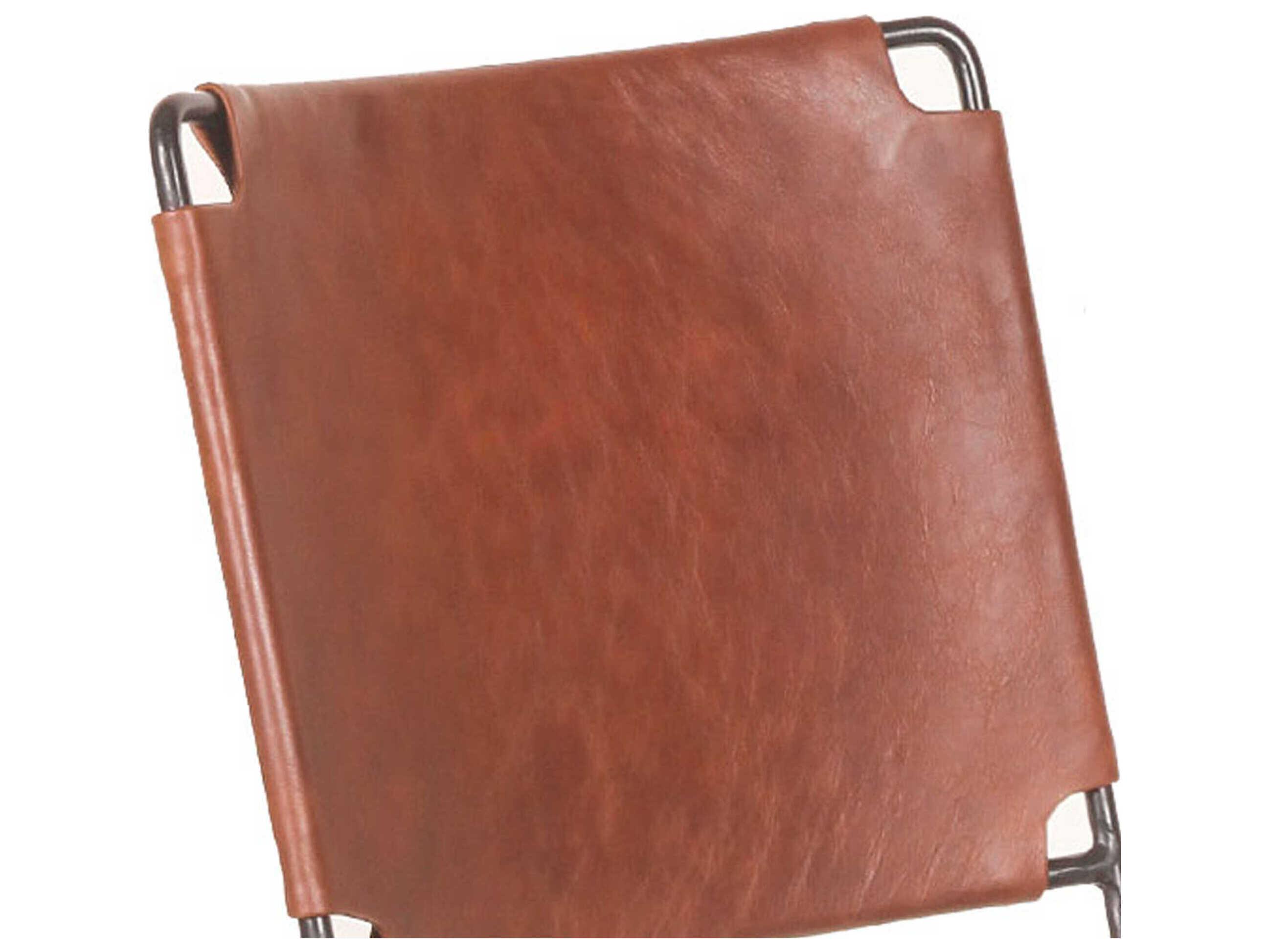 World Interiors Melbourne Black Leather Bar Stool