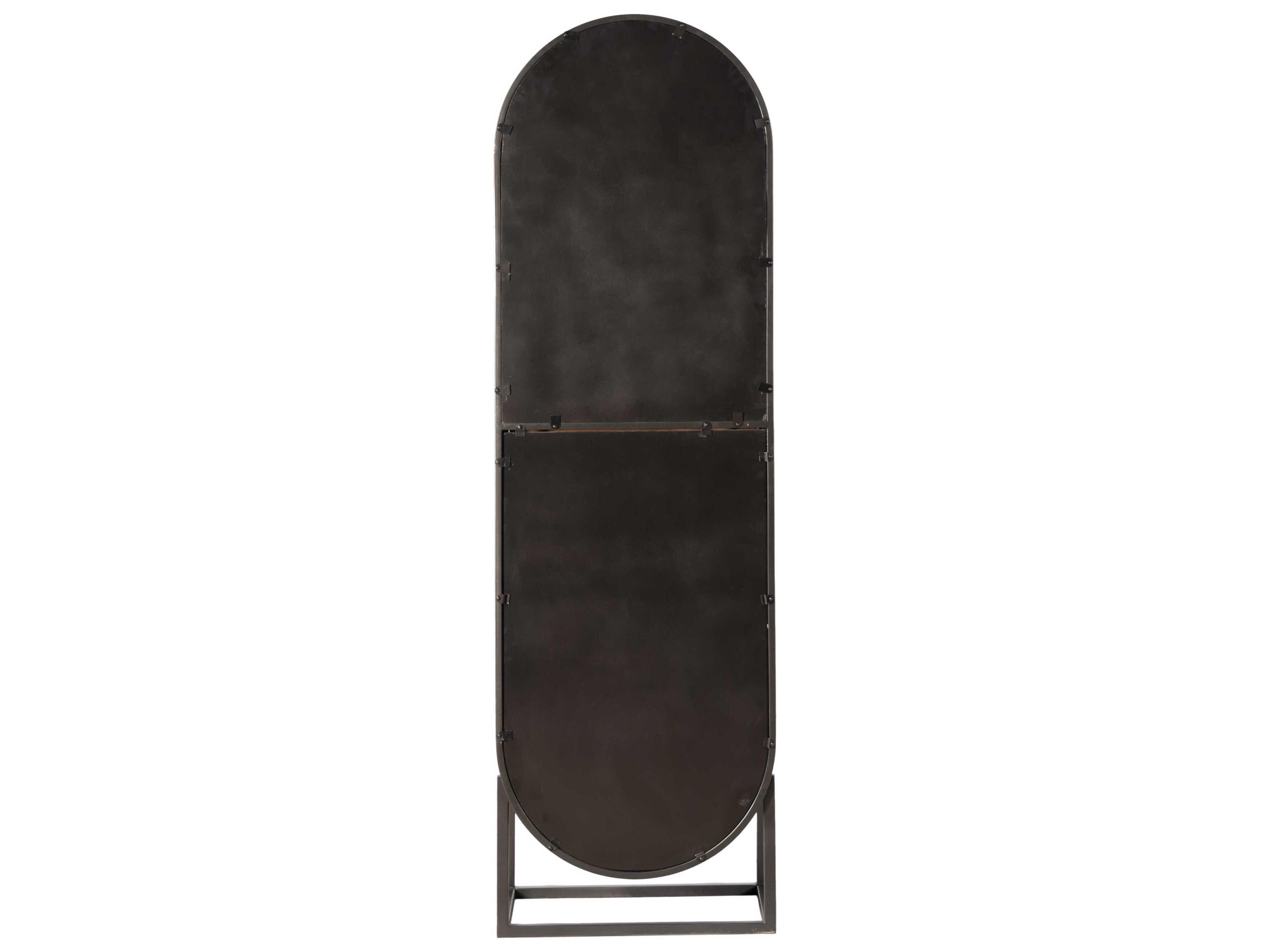 World Interiors Mescalero Black Mango Wood Bar Cabinet