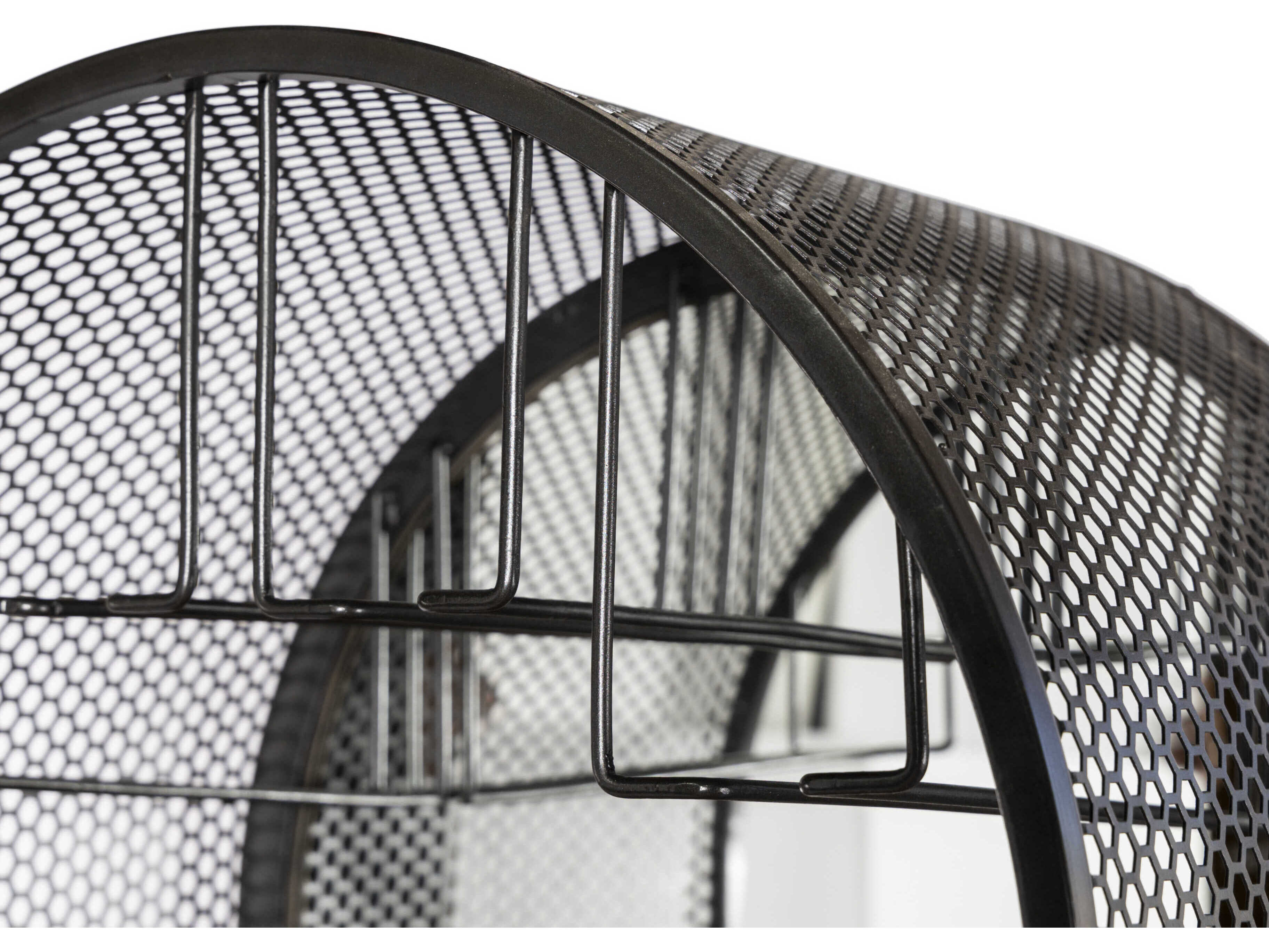 World Interiors Mescalero Black Mango Wood Bar Cabinet