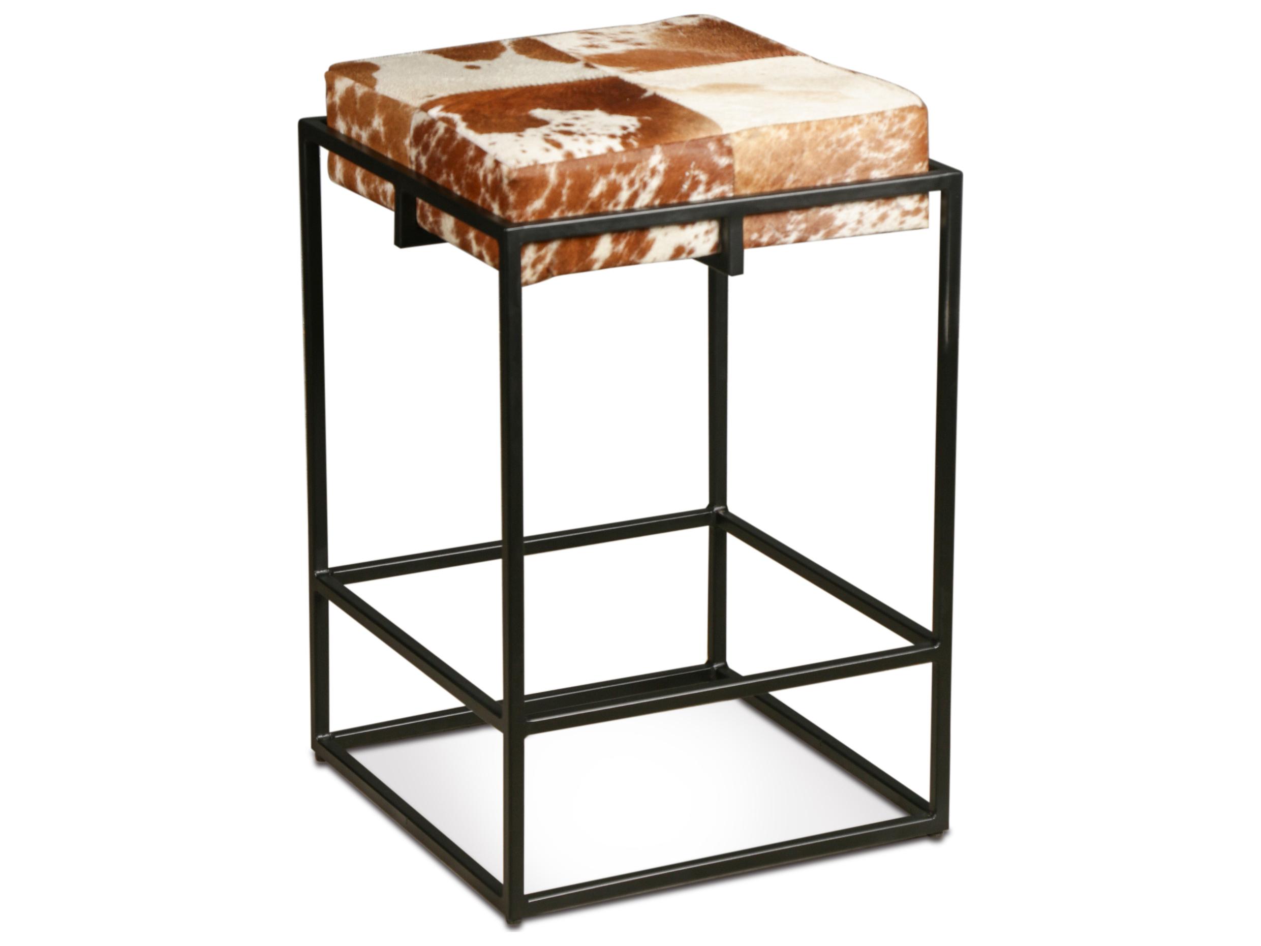 World Interiors Melbourne Natural Leather Counter Stool