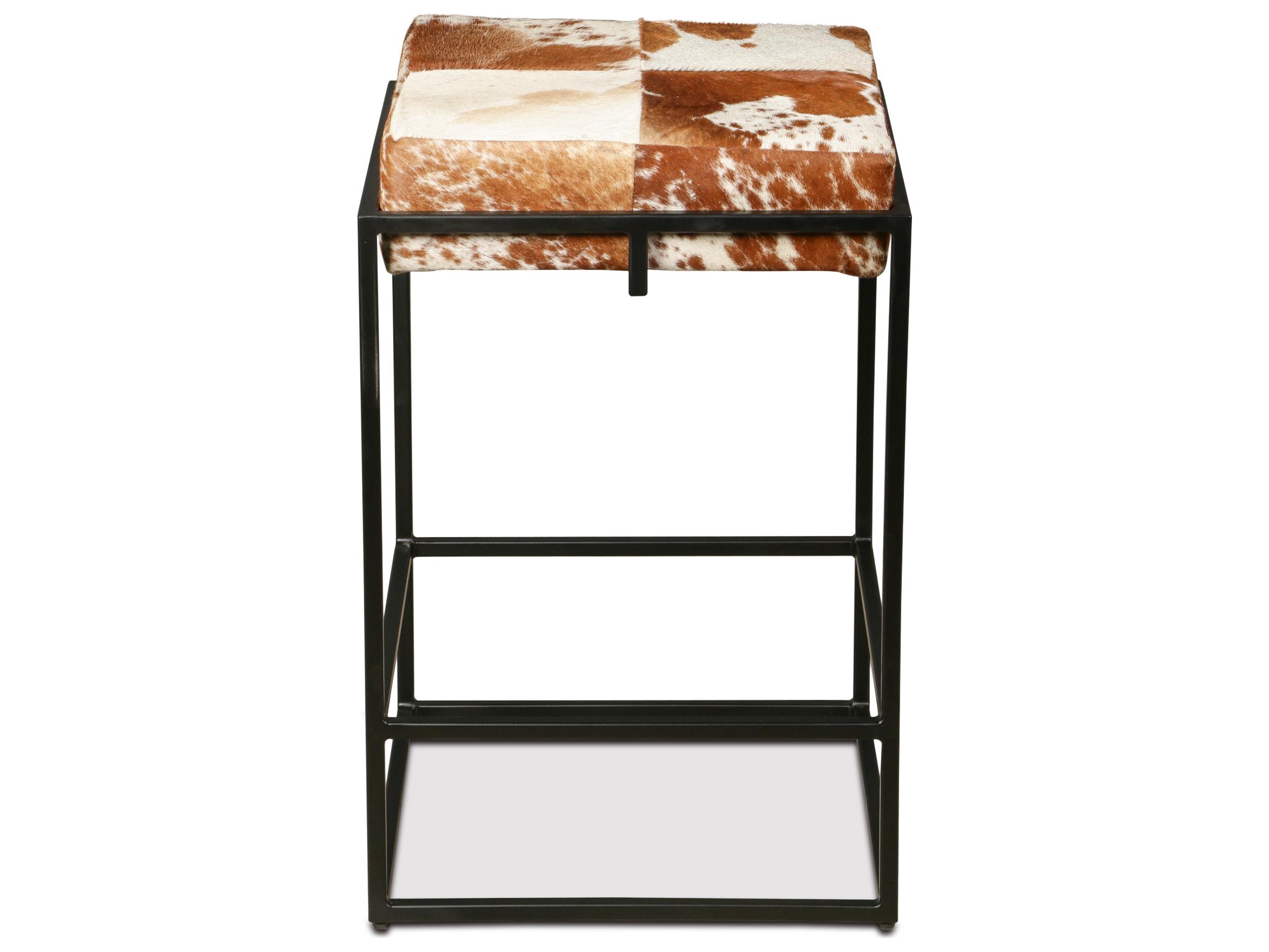 World Interiors Melbourne Natural Leather Counter Stool
