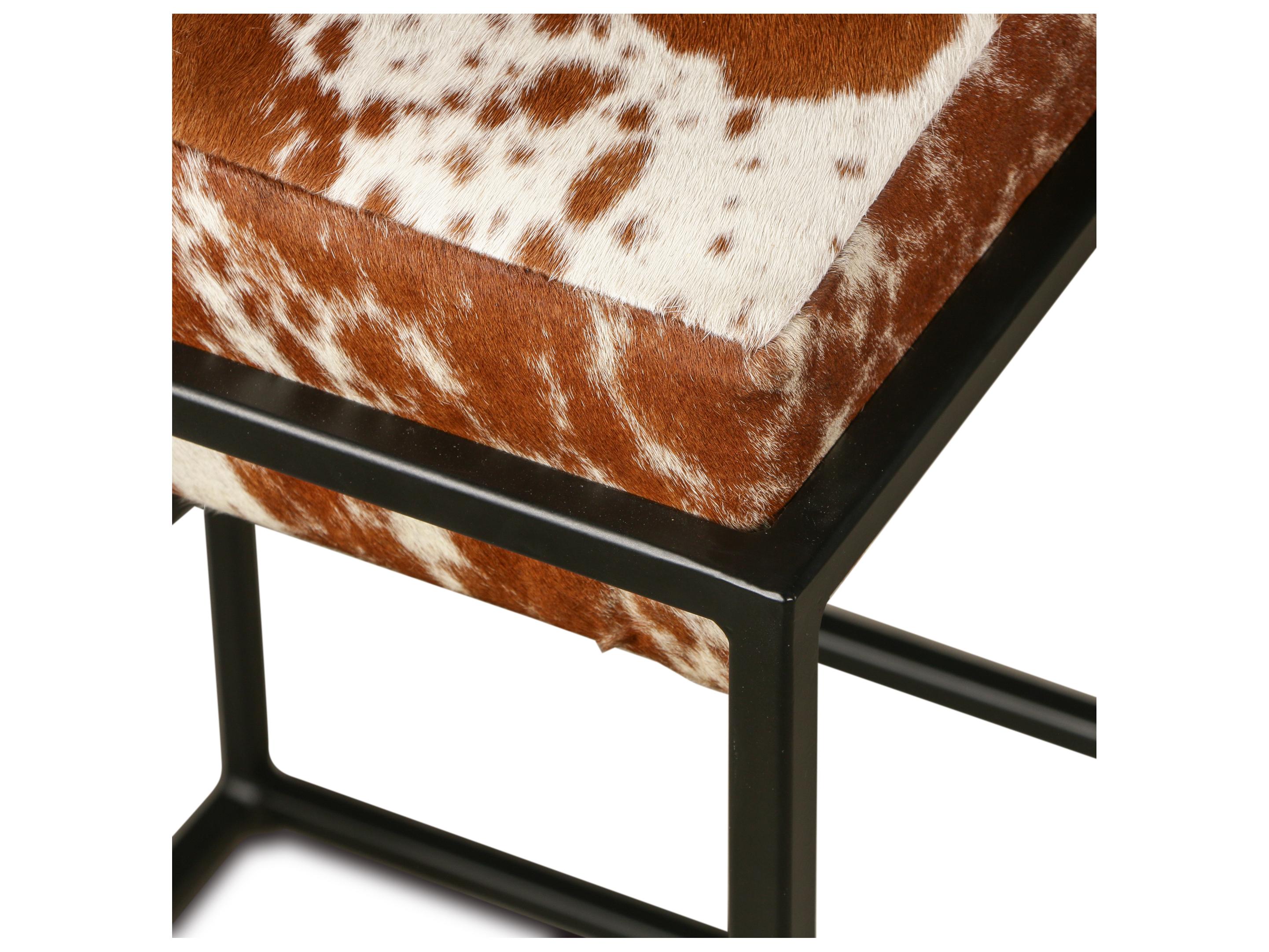 World Interiors Melbourne Natural Leather Counter Stool