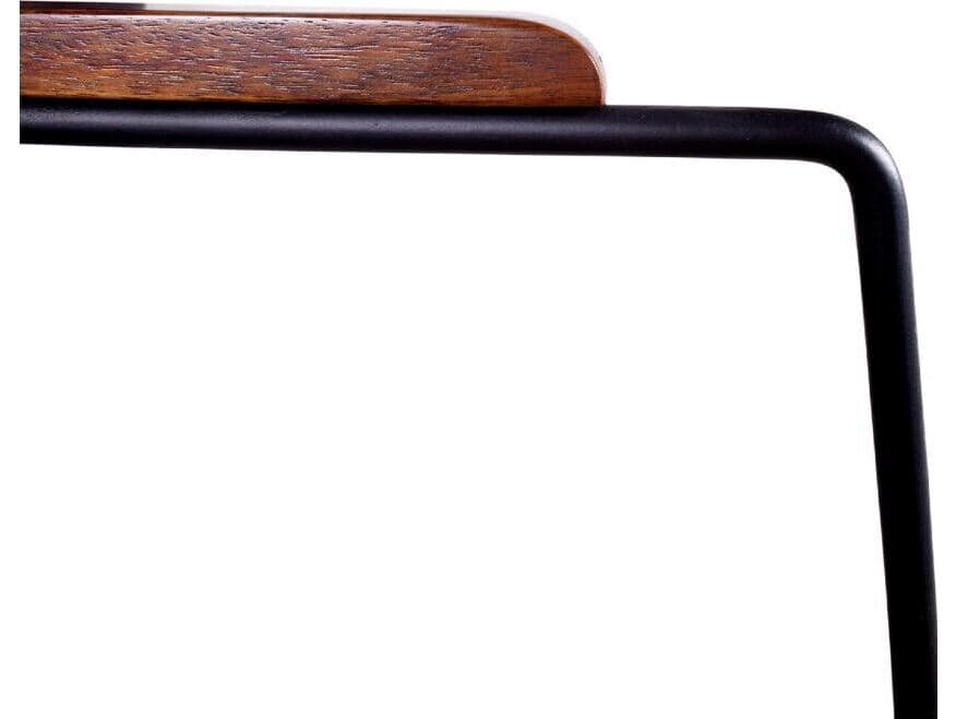 World Interiors Melbourne Brown Leather Accent Chair