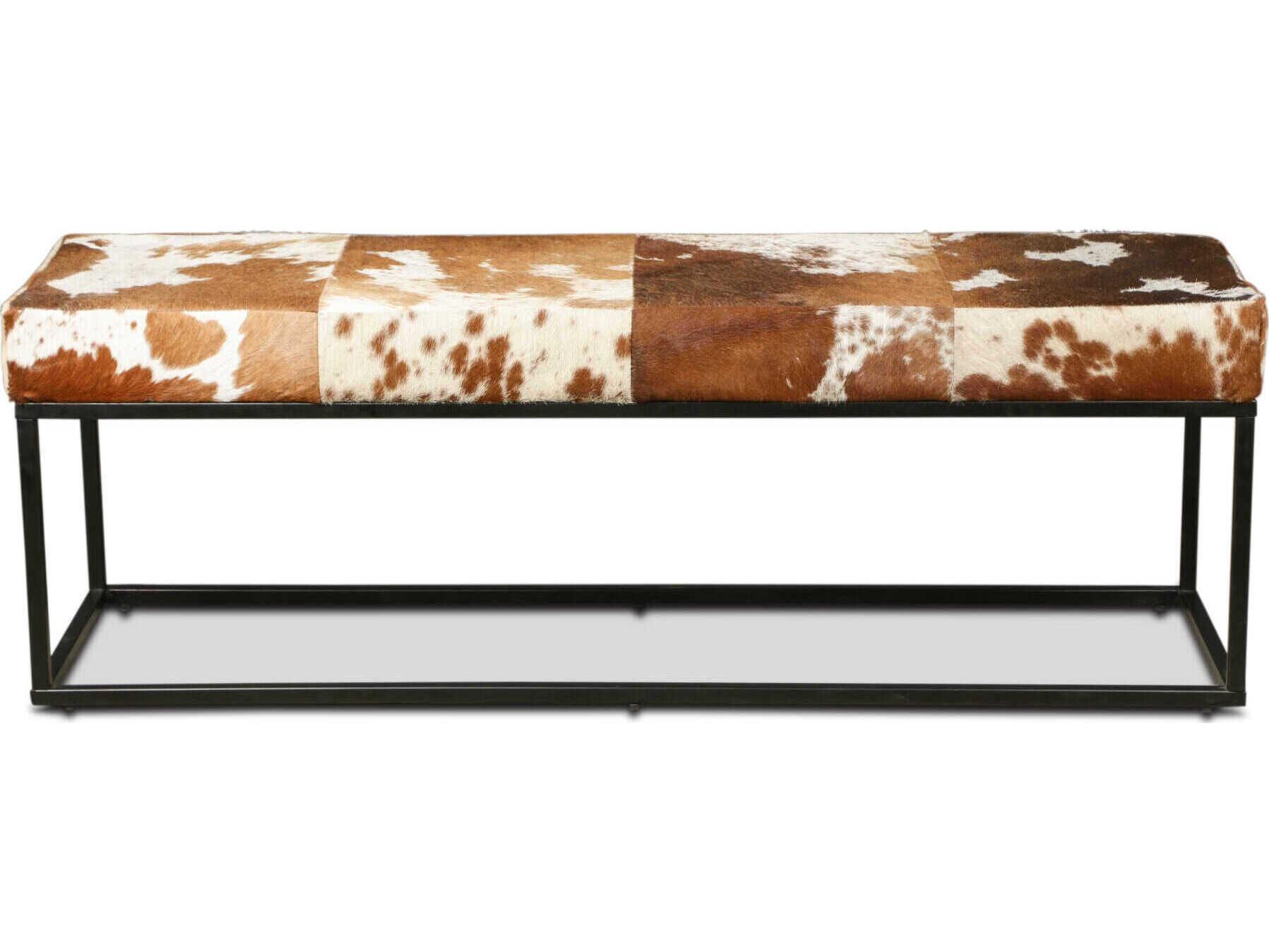 World Interiors Melbourne Brown Upholstered Accent Bench