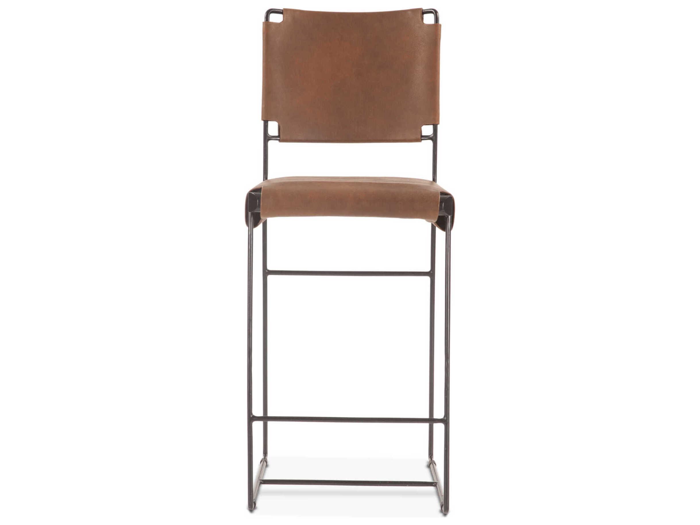 World Interiors Melbourne Leather Counter Stool