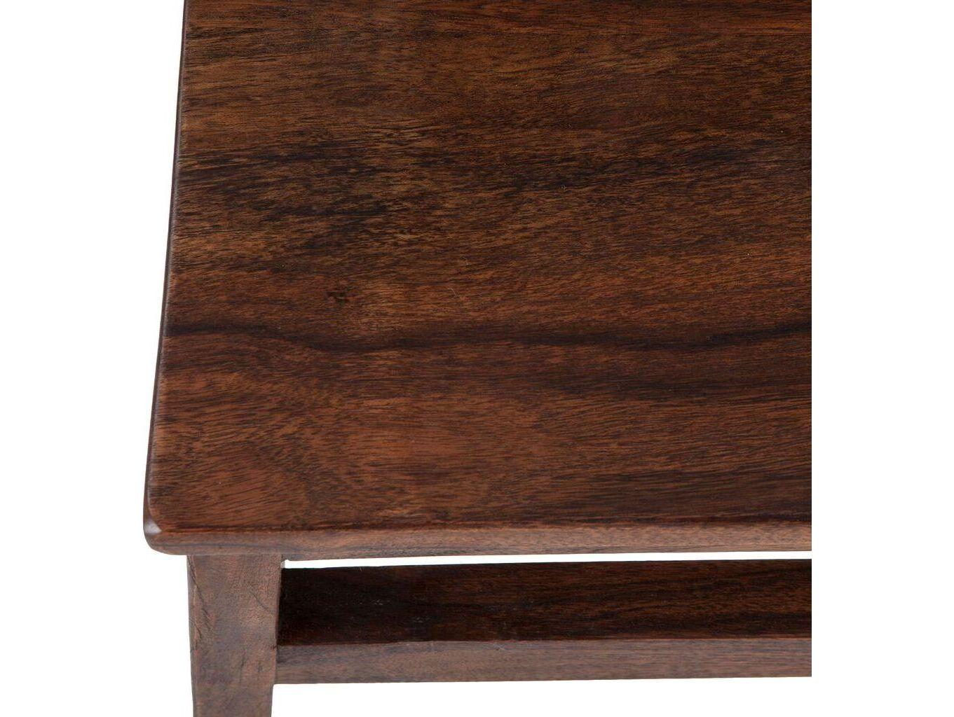 World Interiors Nottingham Acacia Wood Brown Armless Dining Chair