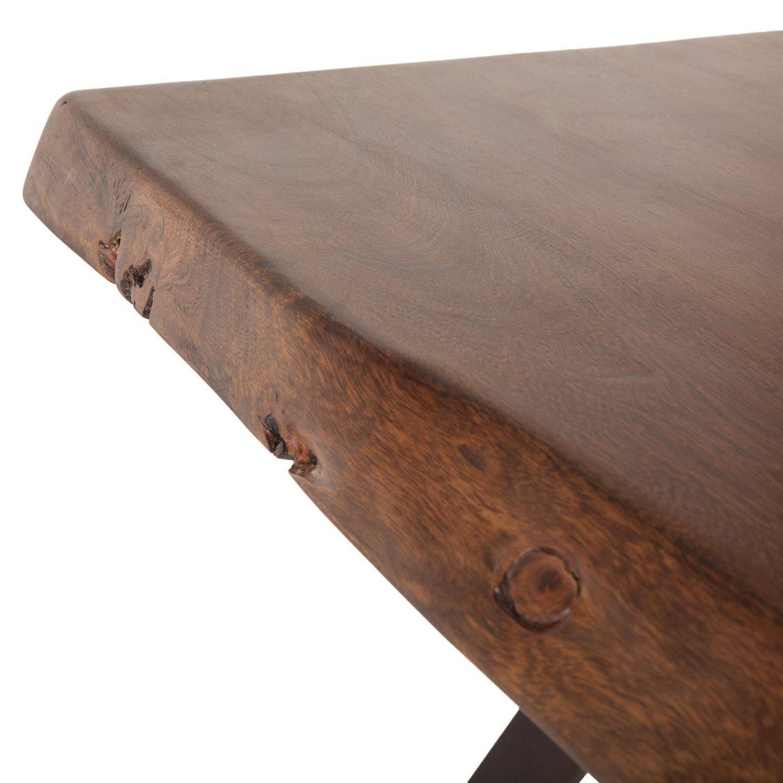 World Interiors Nottingham Rectangular Wood Walnut End Table