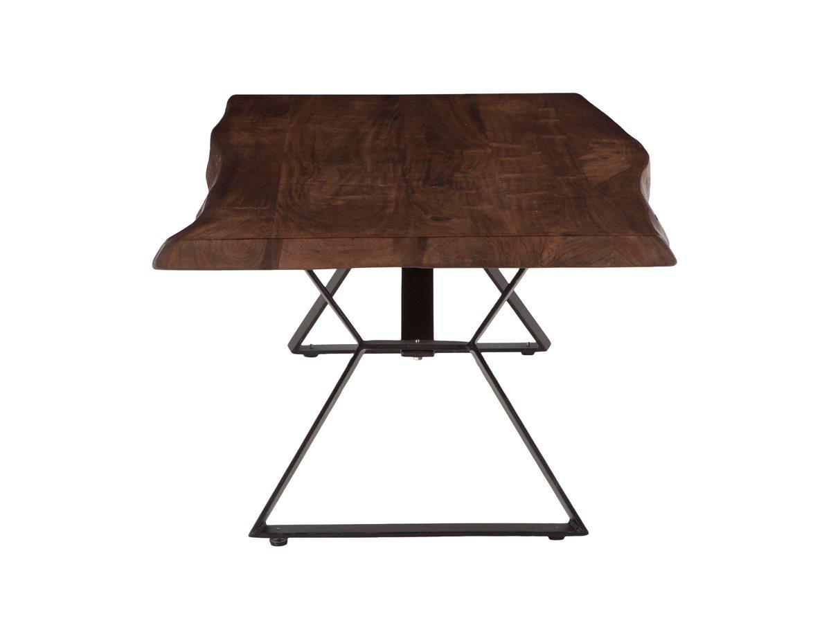 World Interiors Nottingham Rectangular Wood Walnut Coffee Table