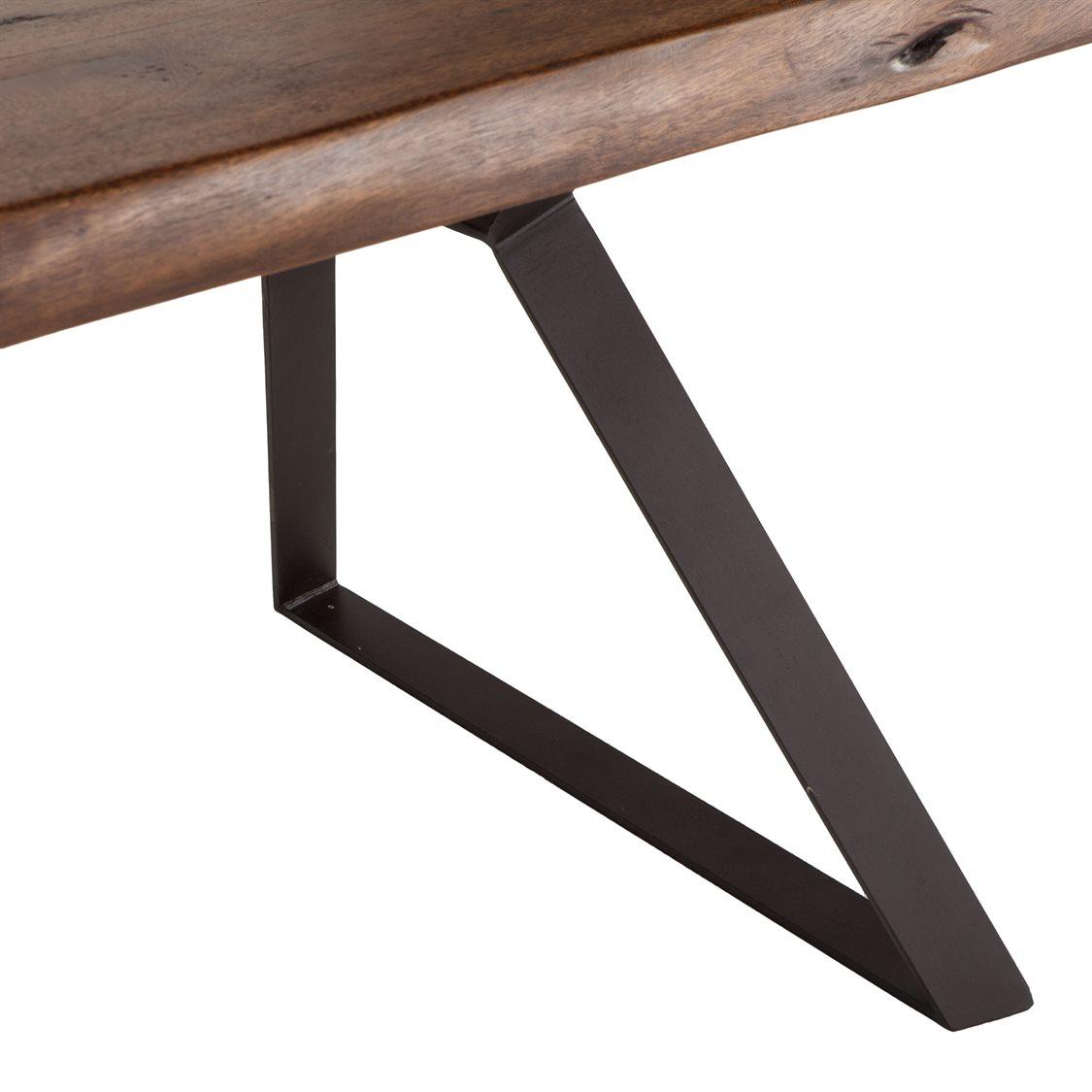 World Interiors Nottingham Rectangular Wood Walnut Dining Table