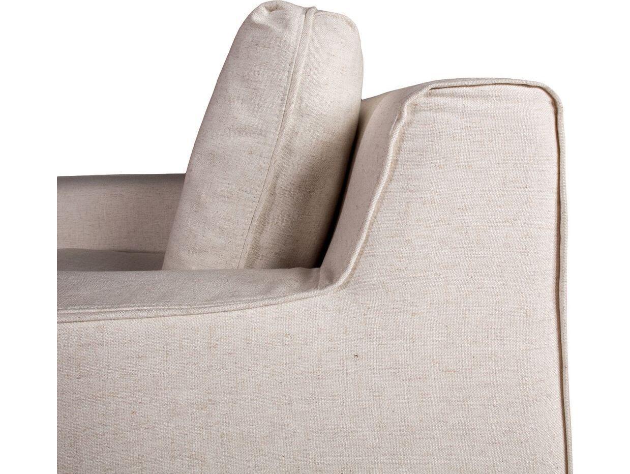 World Interiors Oliver White Accent Chair
