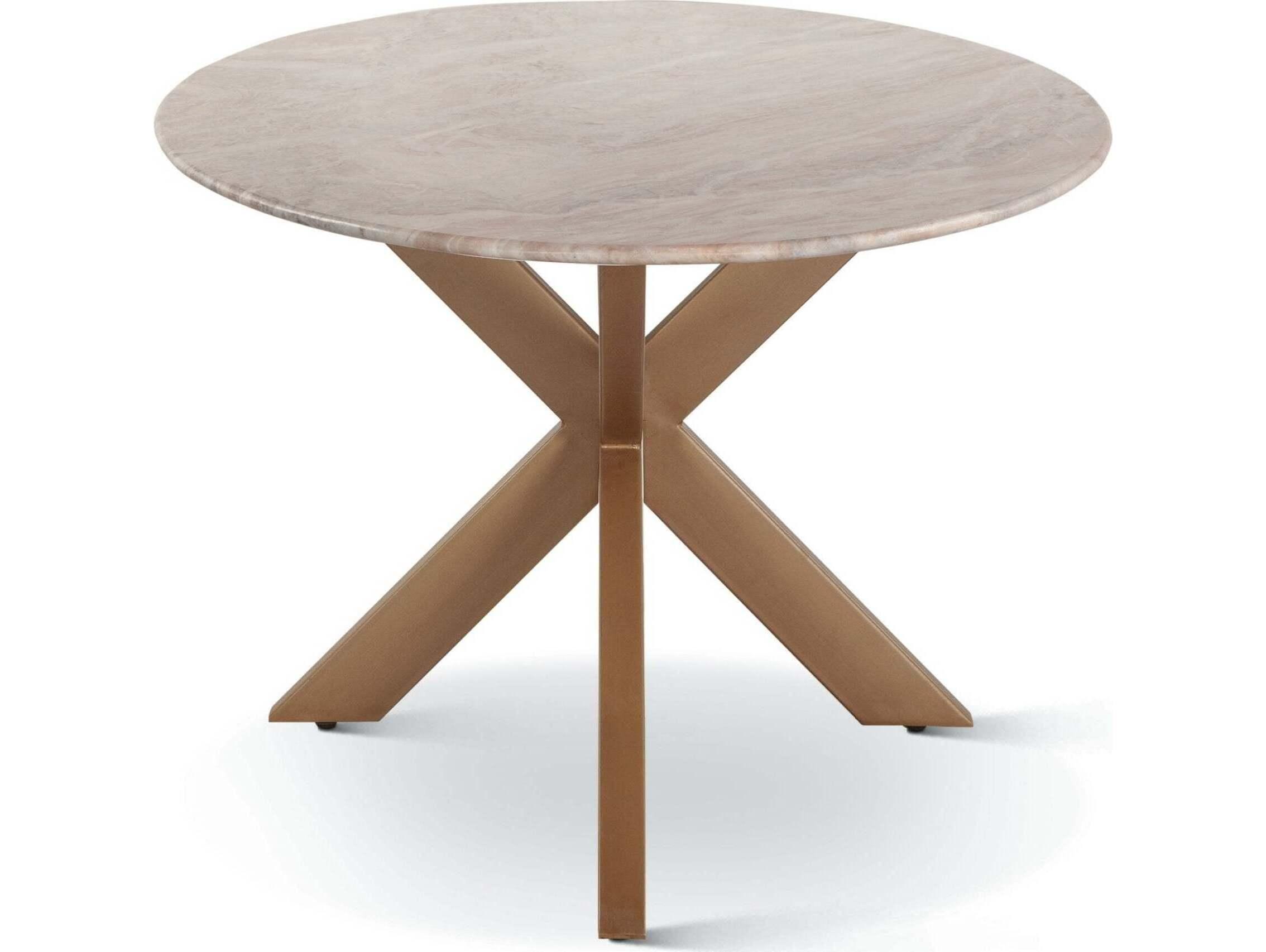 World Interiors Pasadena Oval Marble Dining Table