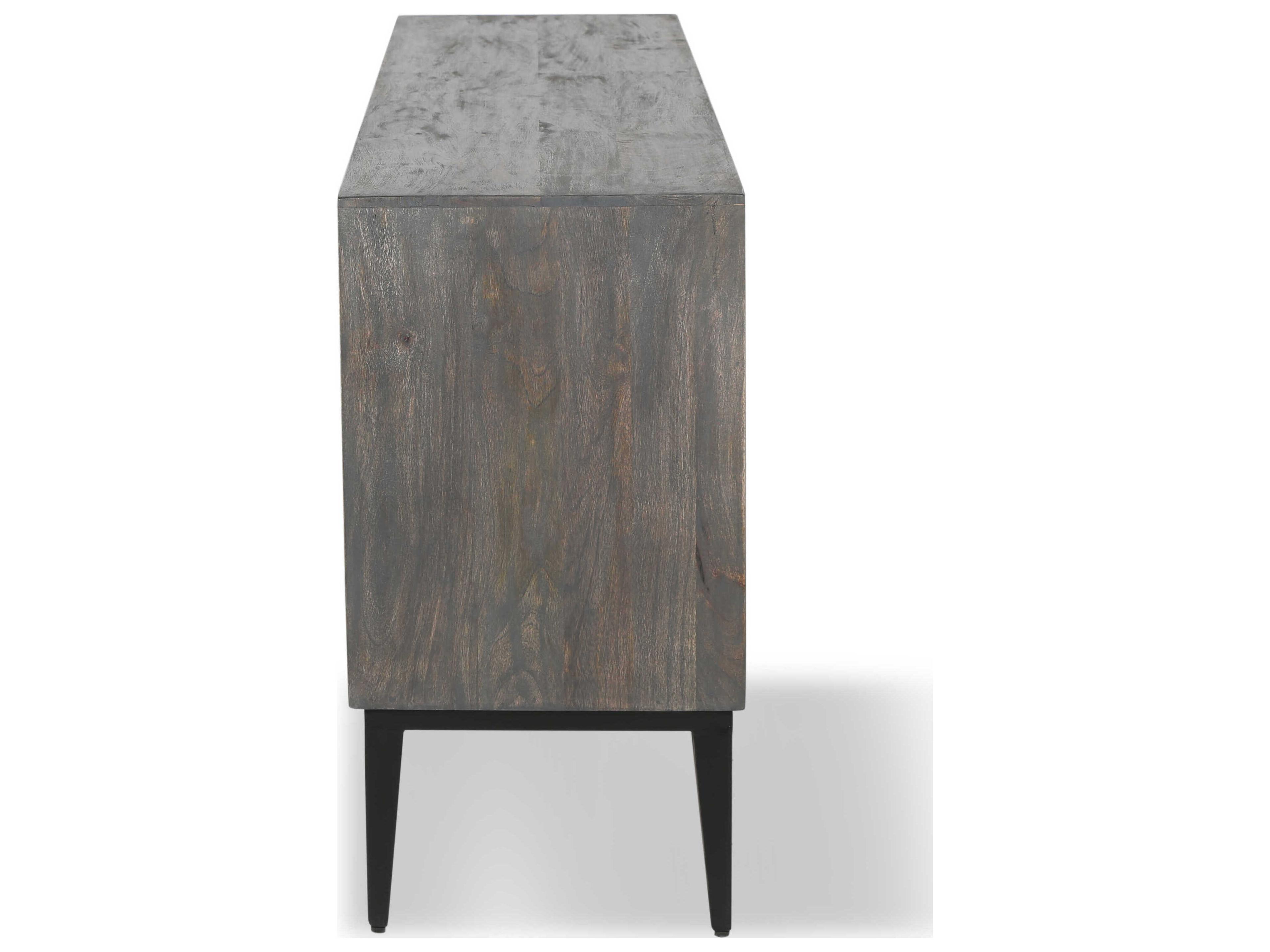 World Interiors Palm Desert 67" Mango Wood Grey Wash Sideboard
