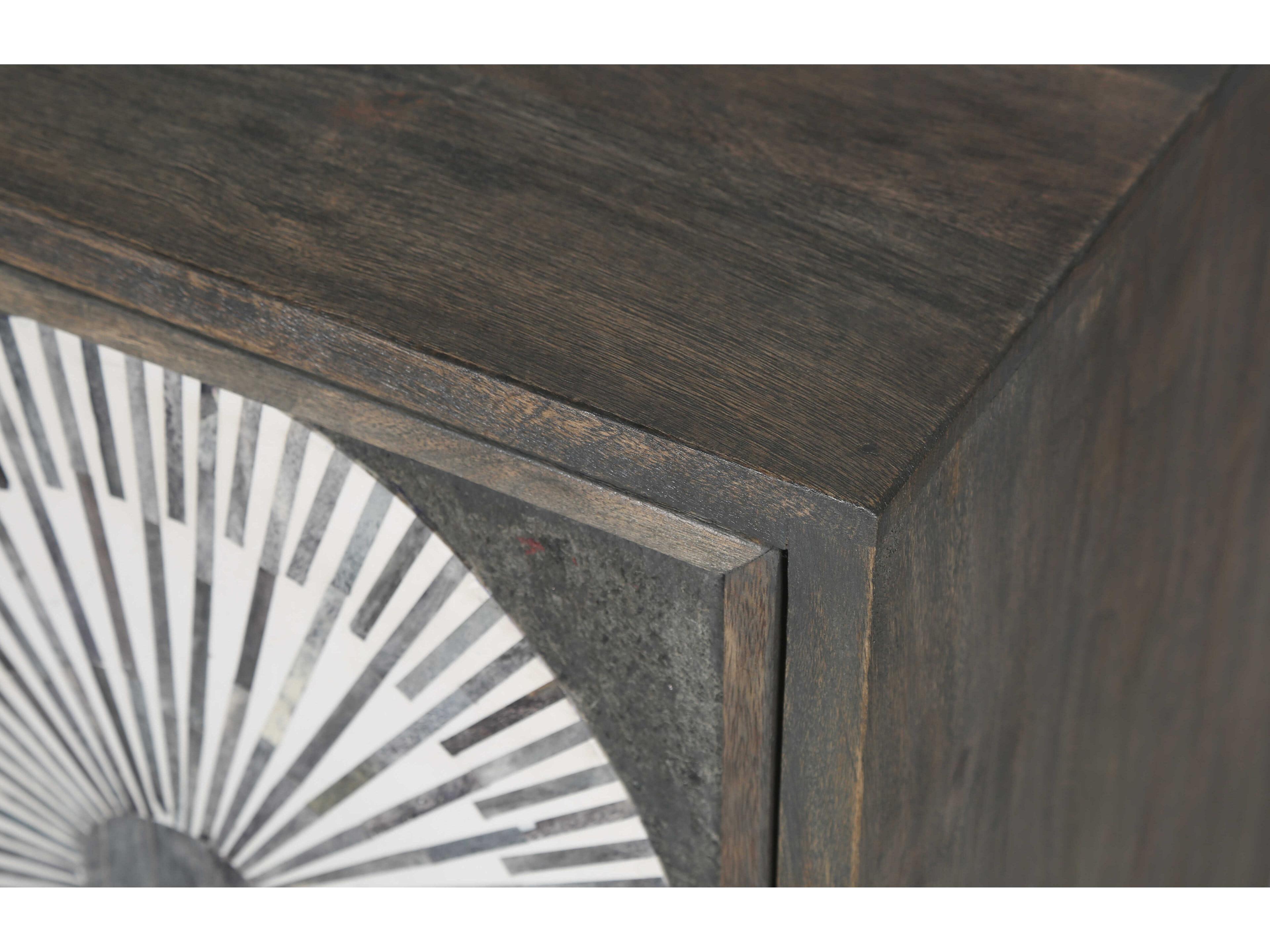 World Interiors Palm Desert 67" Mango Wood Grey Wash Sideboard