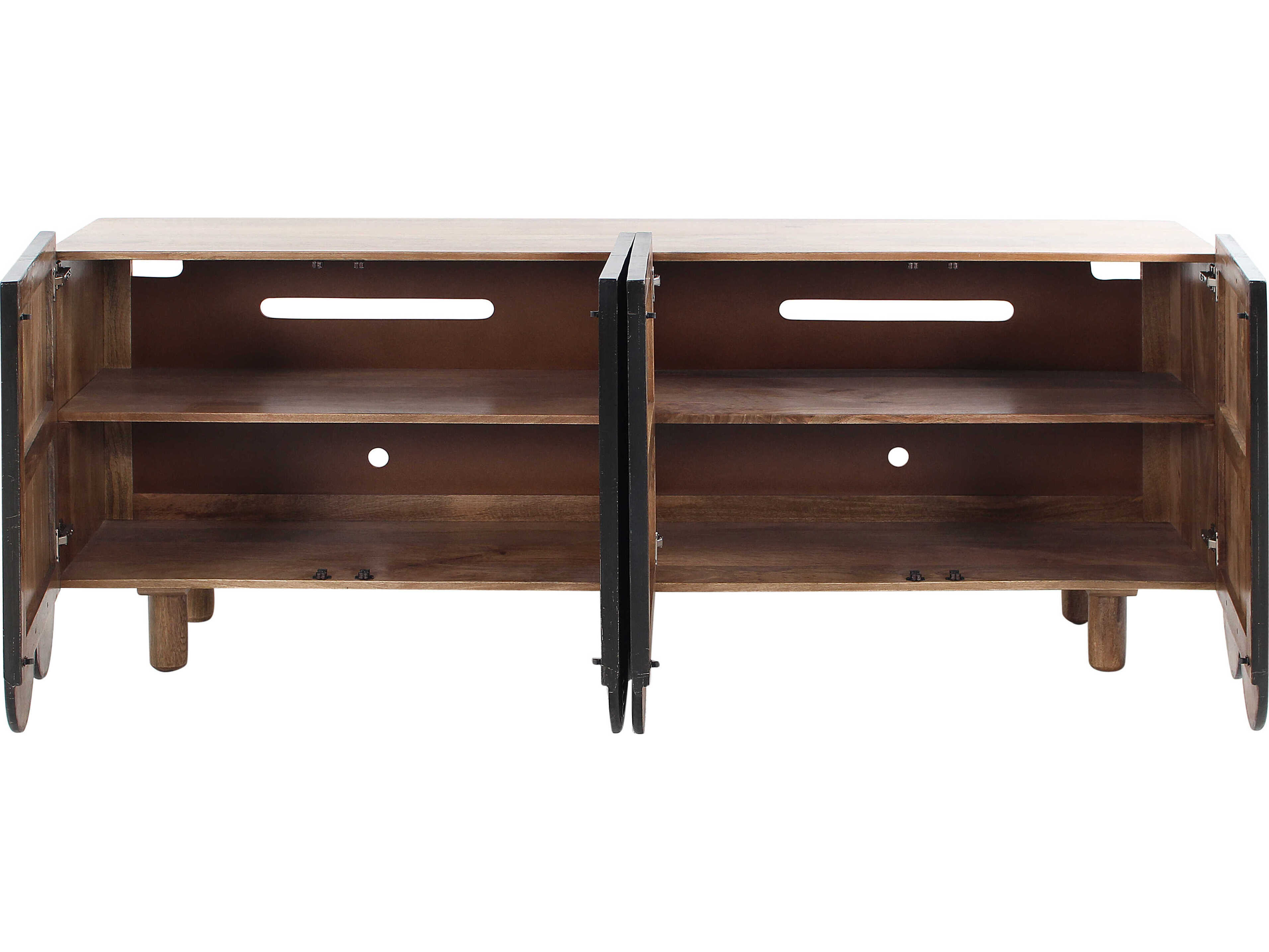 World Interiors Palm Desert 80" Mango Wood Natural Sideboard