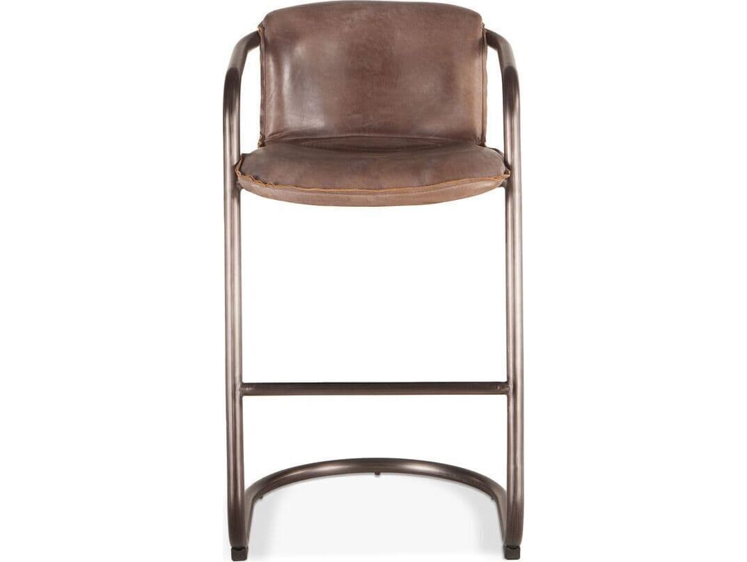 World Interiors Chiavari Leather Bar Stool