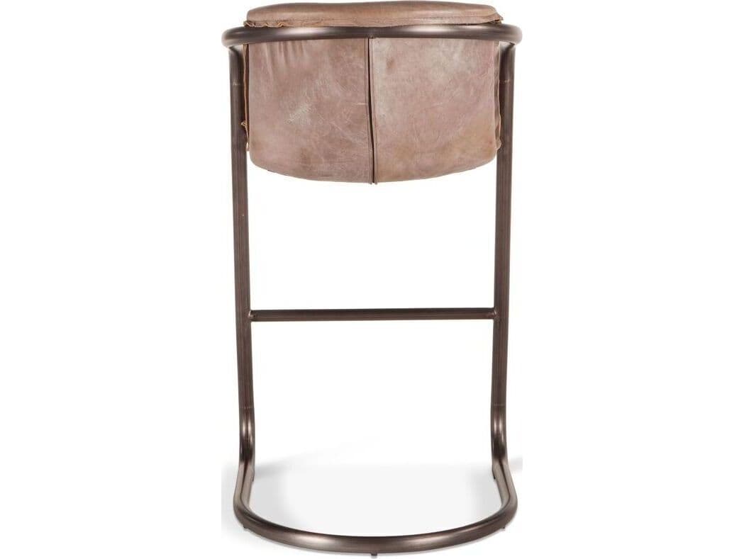 World Interiors Chiavari Leather Bar Stool