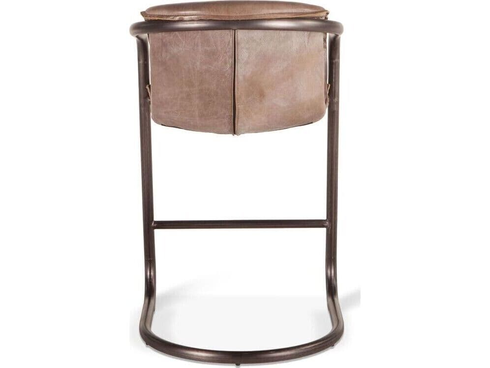 World Interiors Chiavari Leather Counter Stool