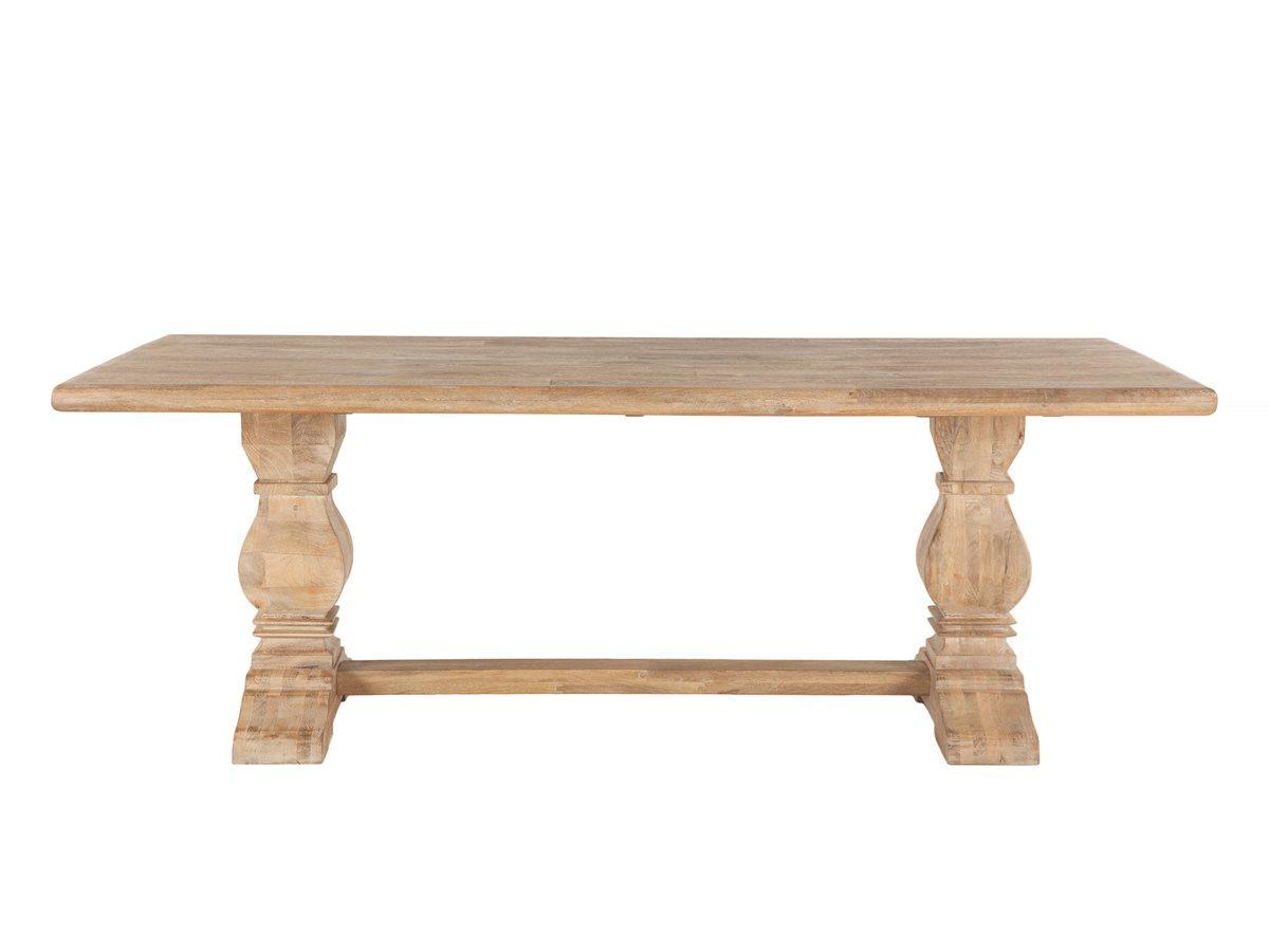 World Interiors Pengrove Rectangular Wood Antique Oak Dining Table