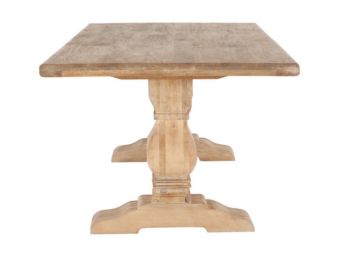 World Interiors Pengrove Rectangular Wood Antique Oak Dining Table
