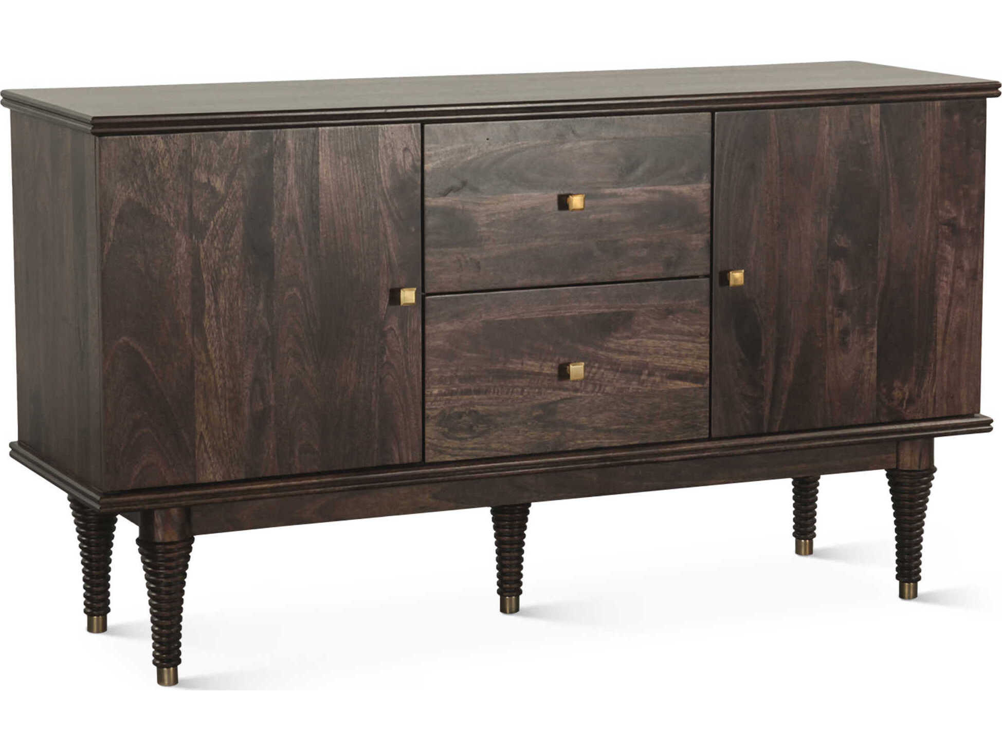 World Interiors Provence 56" Mango Wood Dark Walnut Sideboard