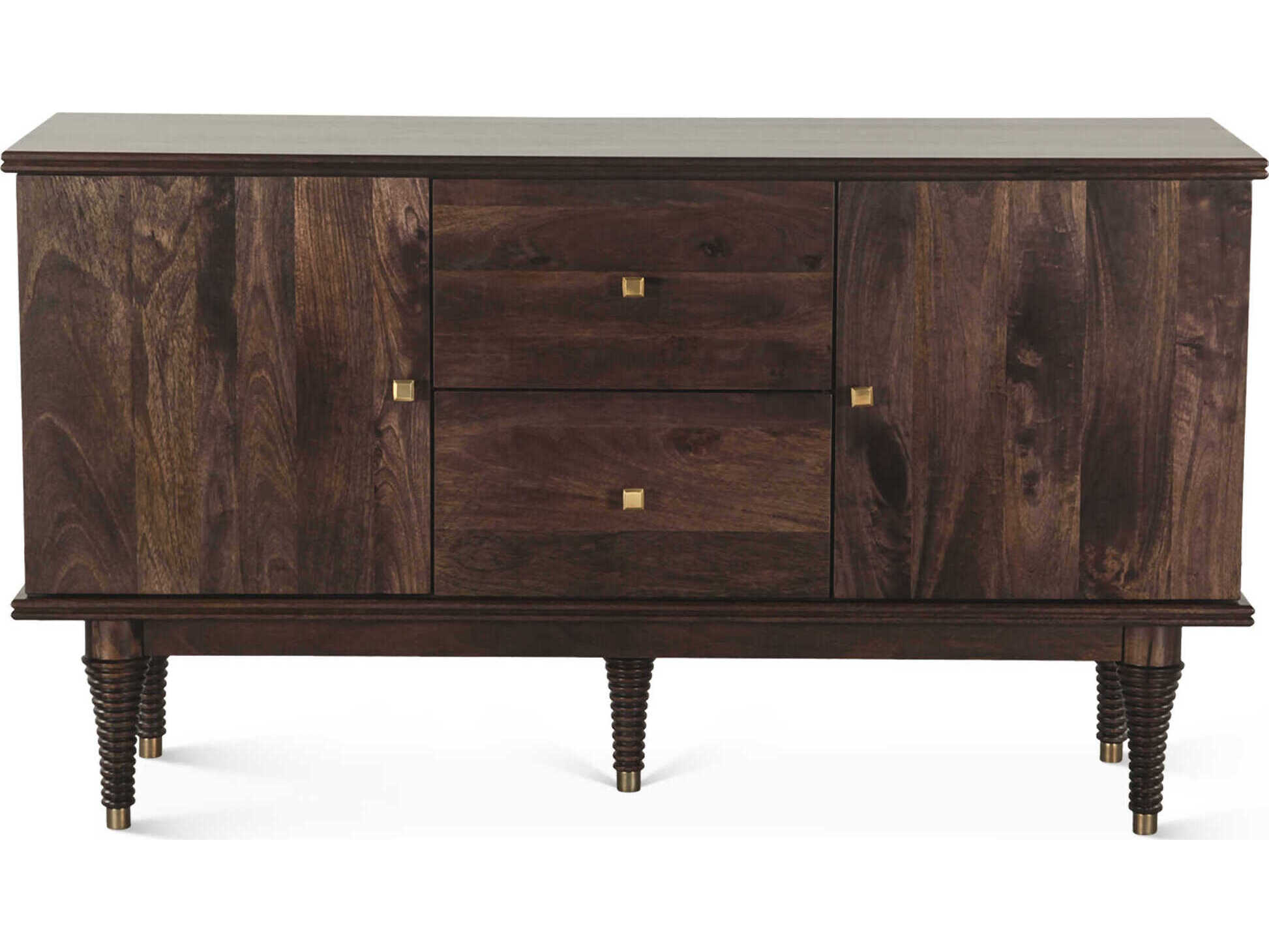 World Interiors Provence 56" Mango Wood Dark Walnut Sideboard