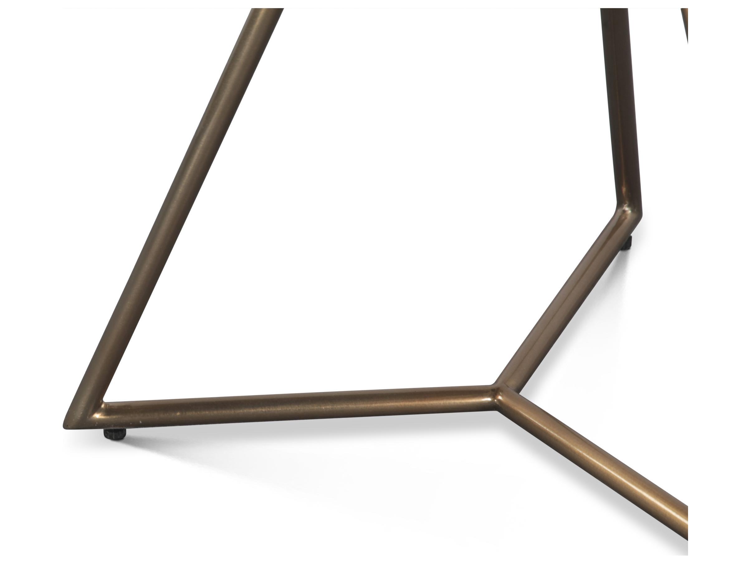 World Interiors Provence Round Wood Dark Walnut End Table