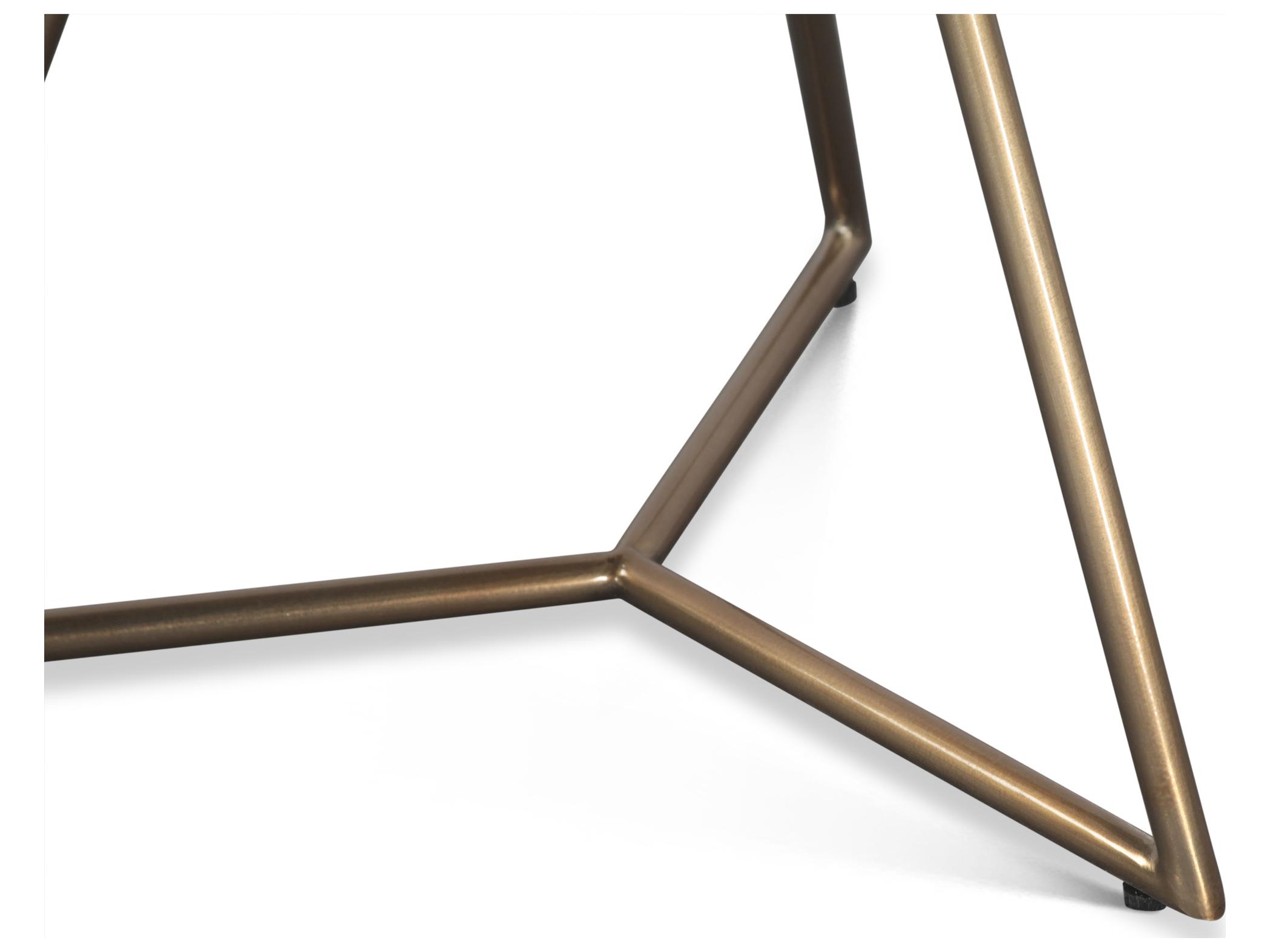 World Interiors Provence Round Wood Dark Walnut End Table