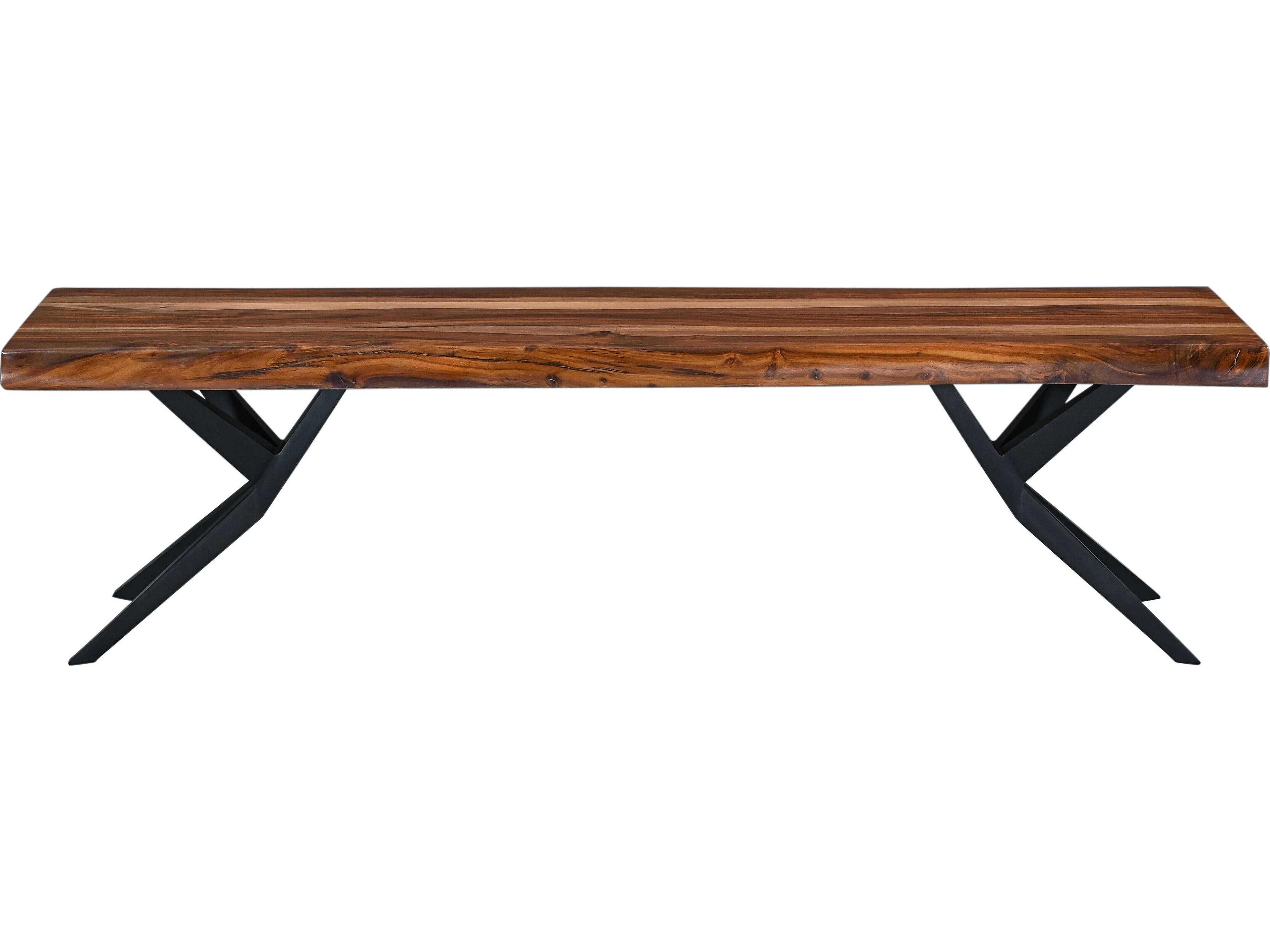 World Interiors Rosewood Natural Sheesham Brown Accent Bench