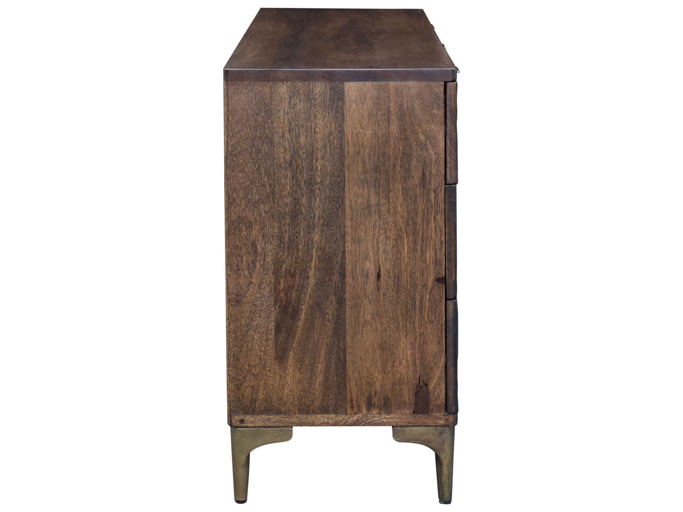 World Interiors Vallarta 7-Drawers Brown Double Dresser