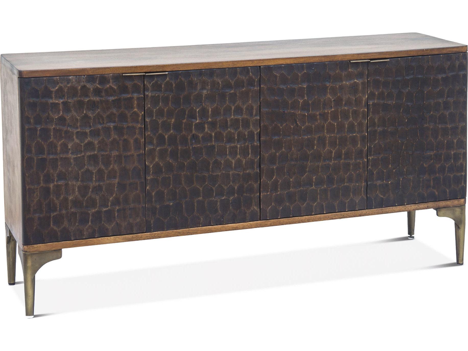 World Interiors Vallarta 66" Brown Two Tone Bronze Sideboard
