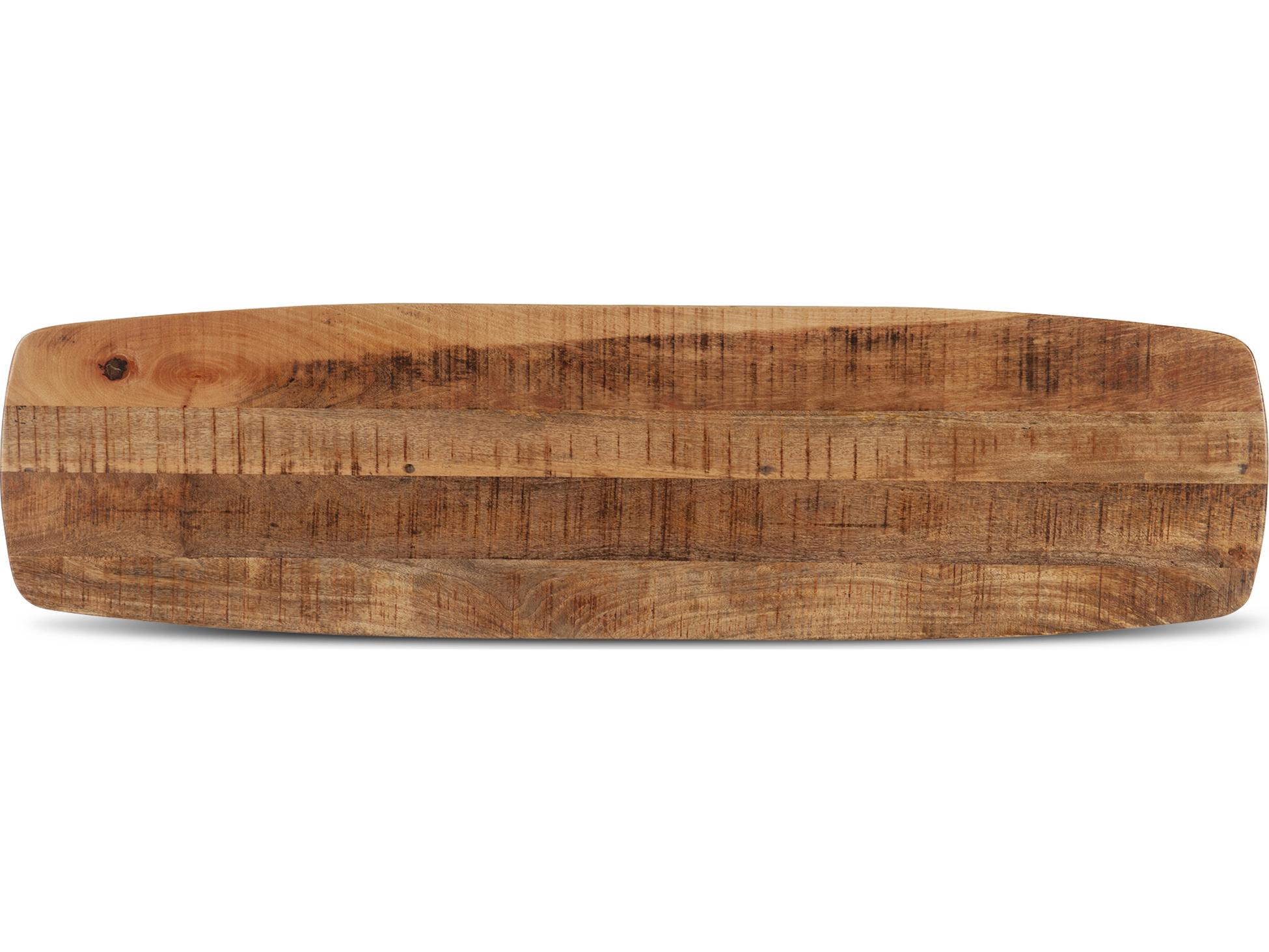 World Interiors Santa Margherita Matte Black Brown Accent Bench