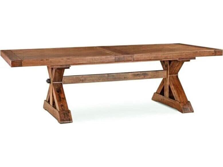 World Interiors Grassroots Rectangular Wood Earth Dining Table
