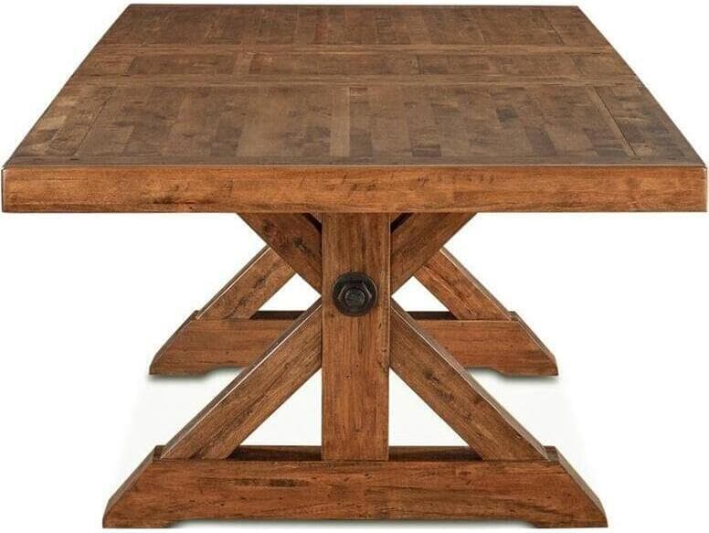 World Interiors Grassroots Rectangular Wood Earth Dining Table