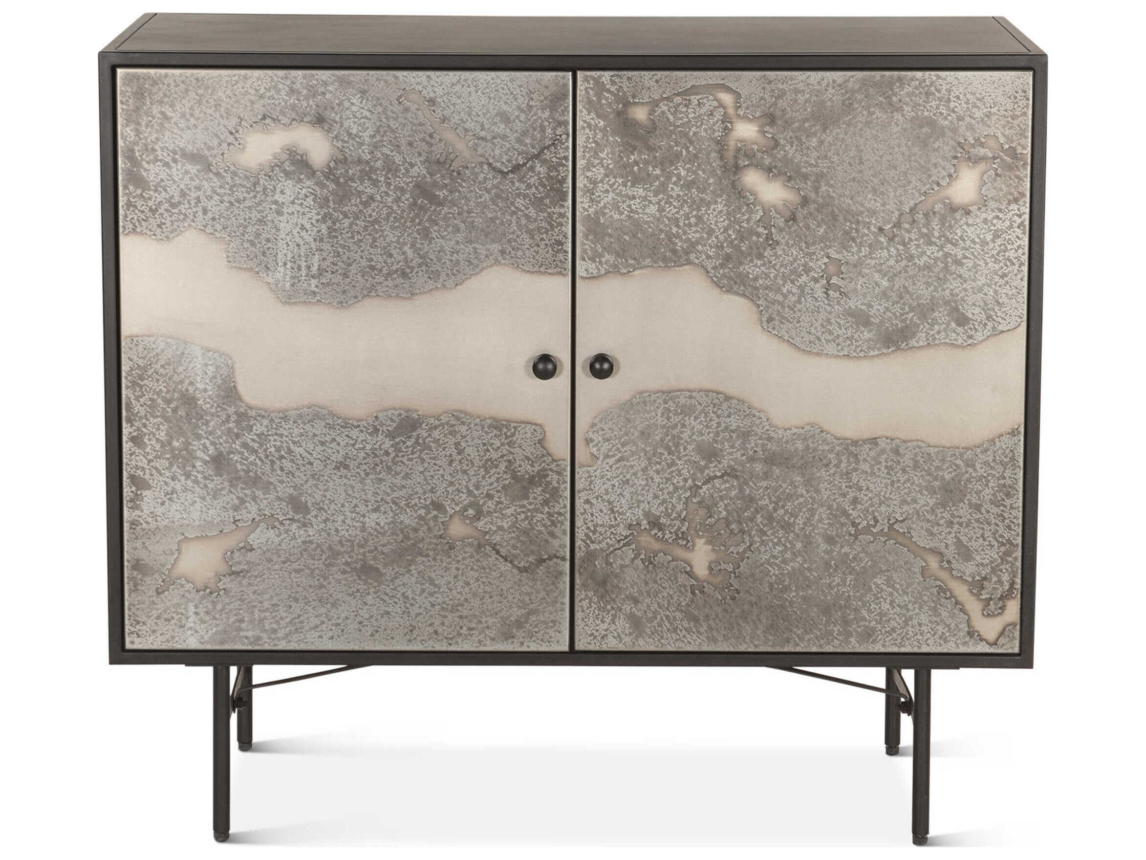 World Interiors St. George Black Bar Cabinet