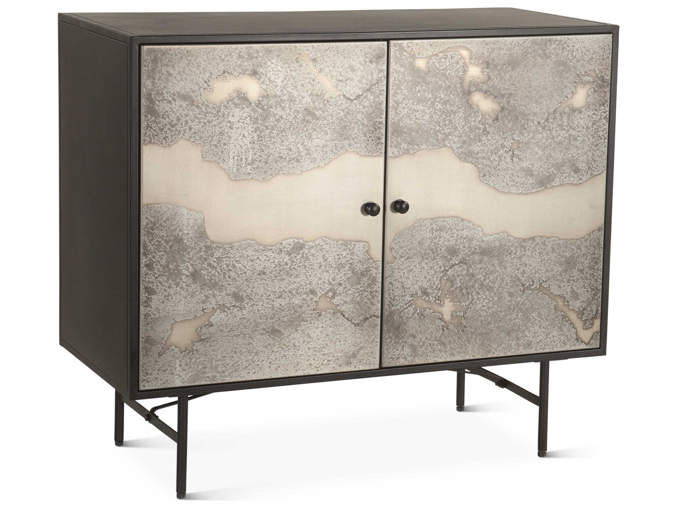 World Interiors St. George Black Bar Cabinet