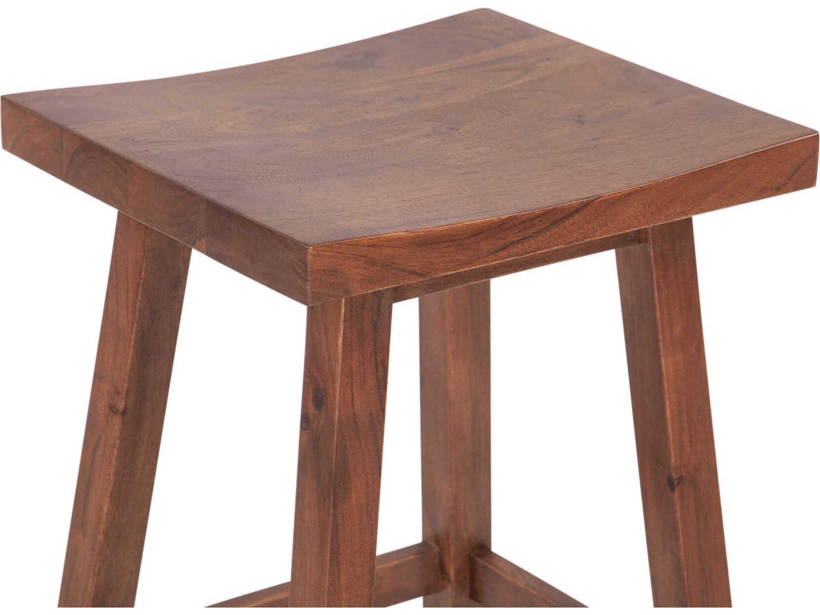 World Interiors Stavanger Acacia Wood Counter Stool