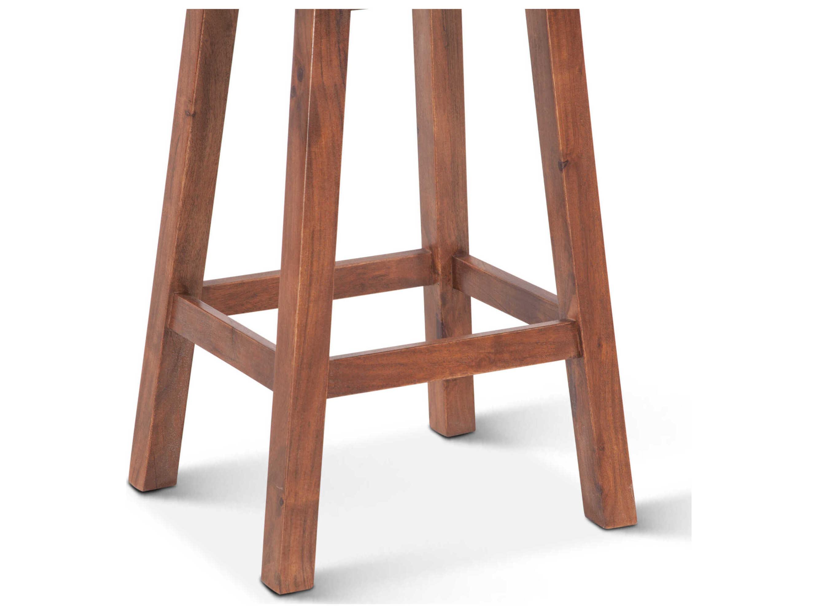 World Interiors Stavanger Acacia Wood Counter Stool