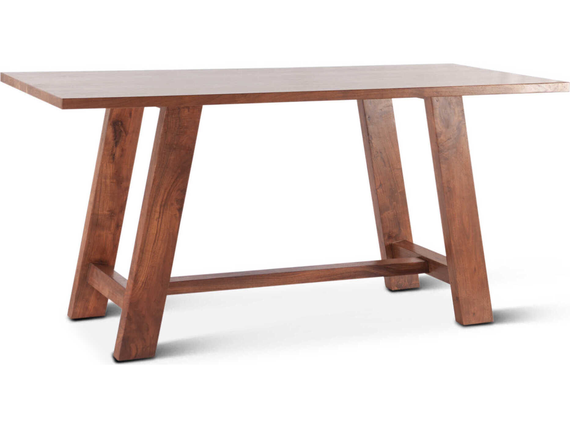 World Interiors Stavanger Rectangular Wood Cinnamon Brown Dining Table